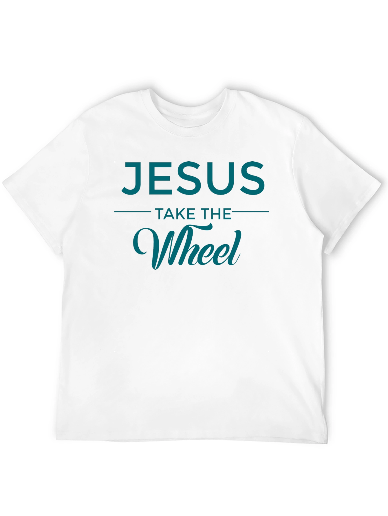 Jesus Take The Wheel Black T-Shirt