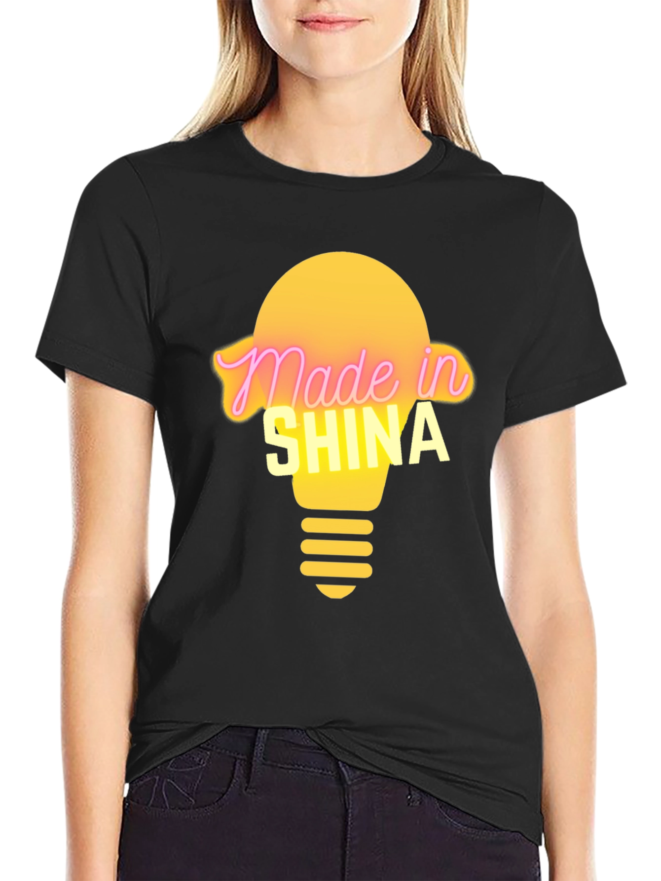 Novelty Made in Shina Graphic T-Shirt
