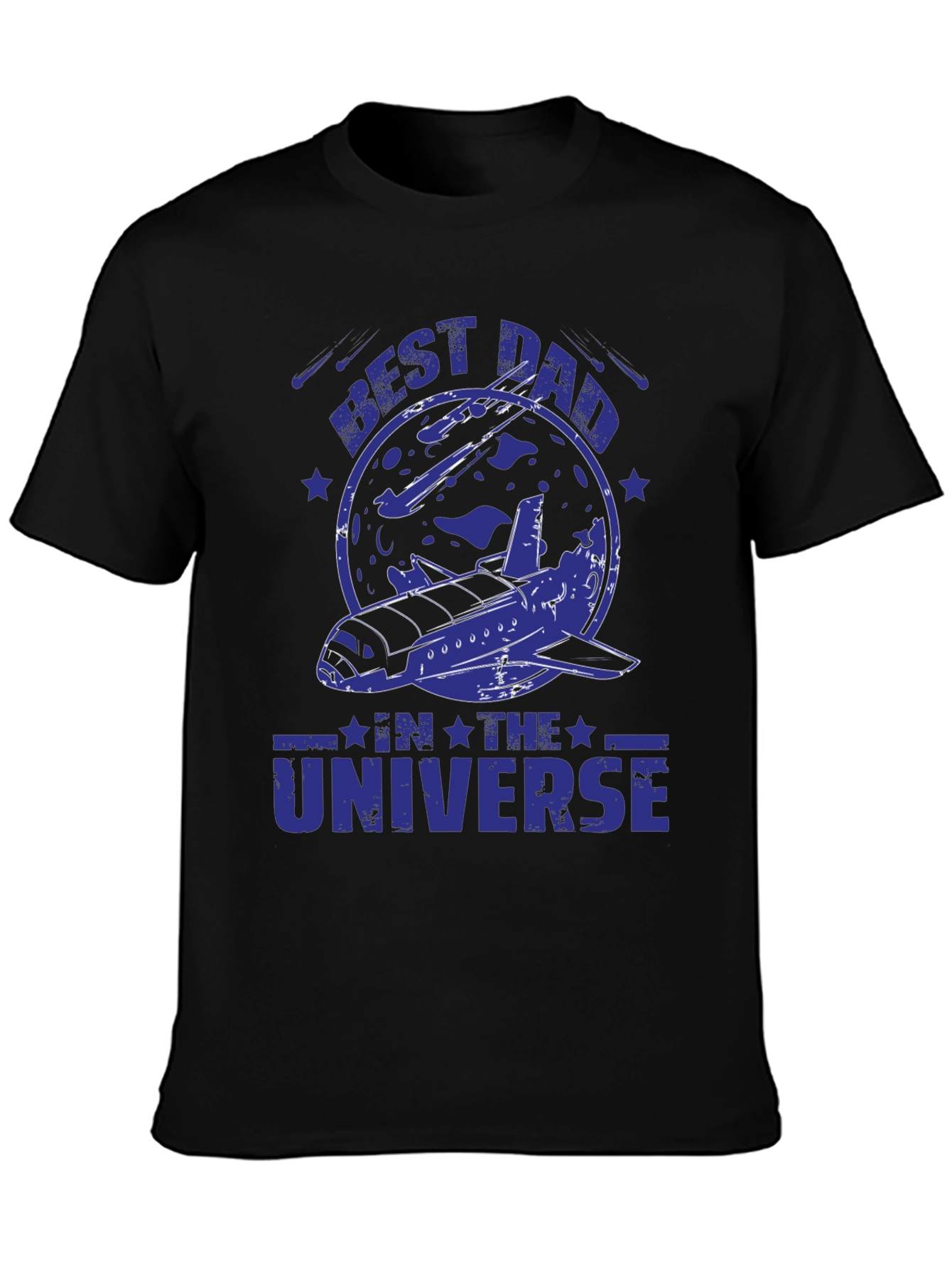 Best Dad in the Universe Black T-Shirt