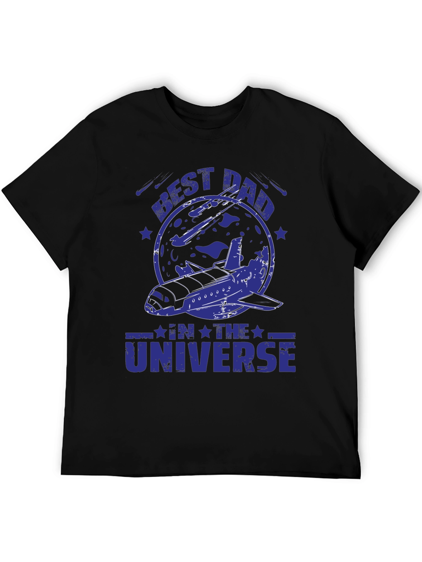 Best Dad in the Universe Black T-Shirt