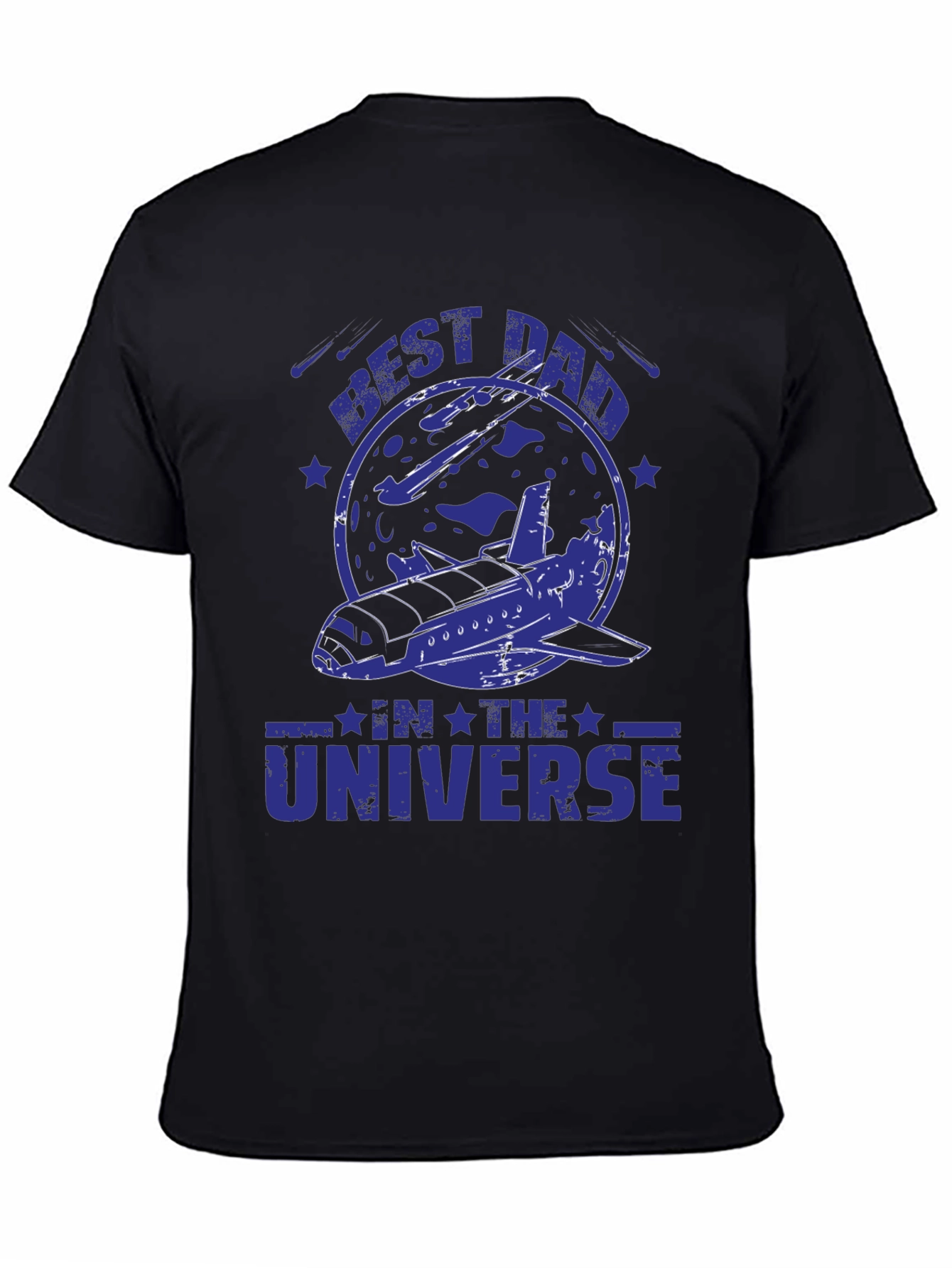 Best Dad in the Universe Black T-Shirt