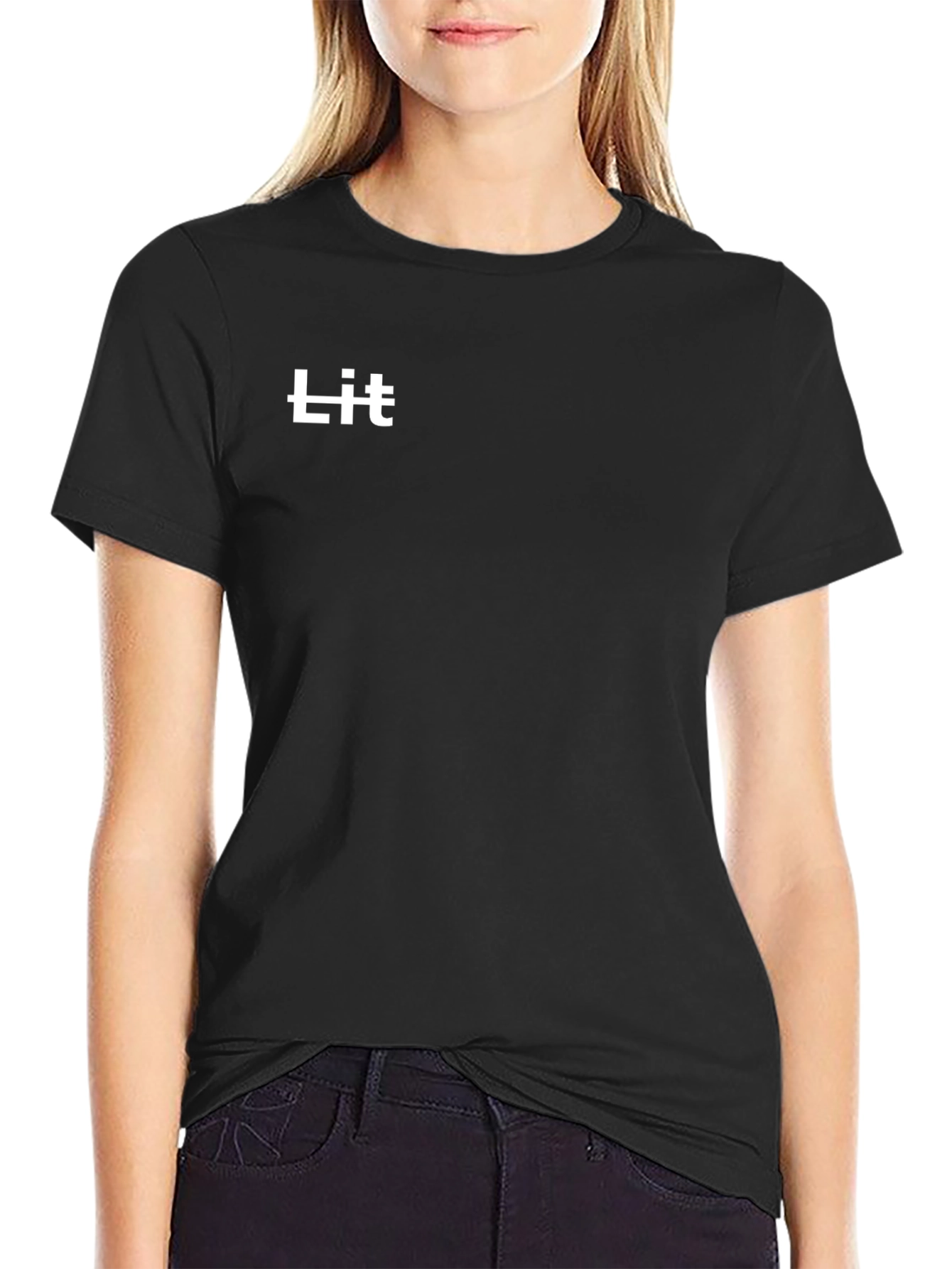 Lit Black T-Shirt - Stylish & Comfy