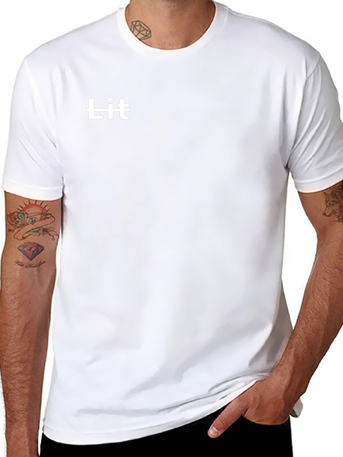 Lit Black T-Shirt - Stylish & Comfy