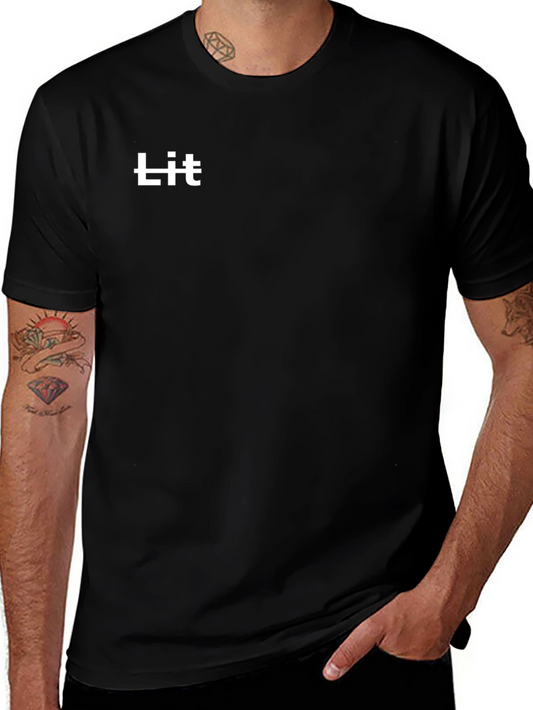 Lit Black T-Shirt - Stylish & Comfy