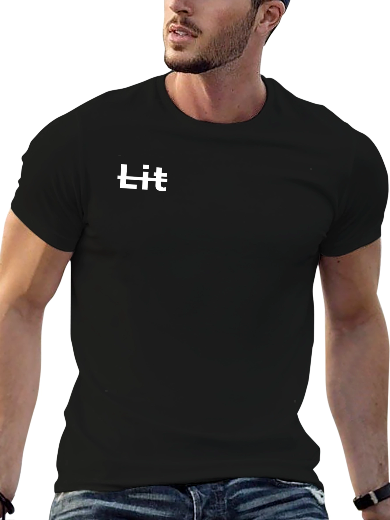 Lit Black T-Shirt - Stylish & Comfy