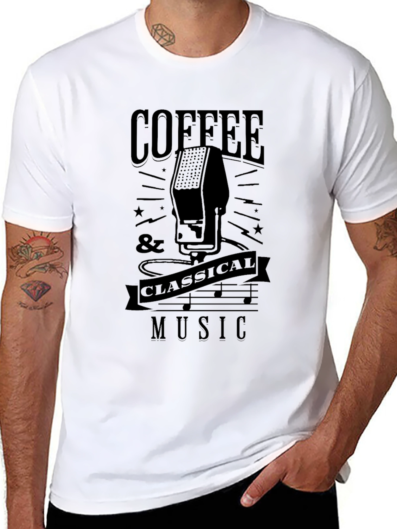 Coffee & Classical Music Graphic Tee