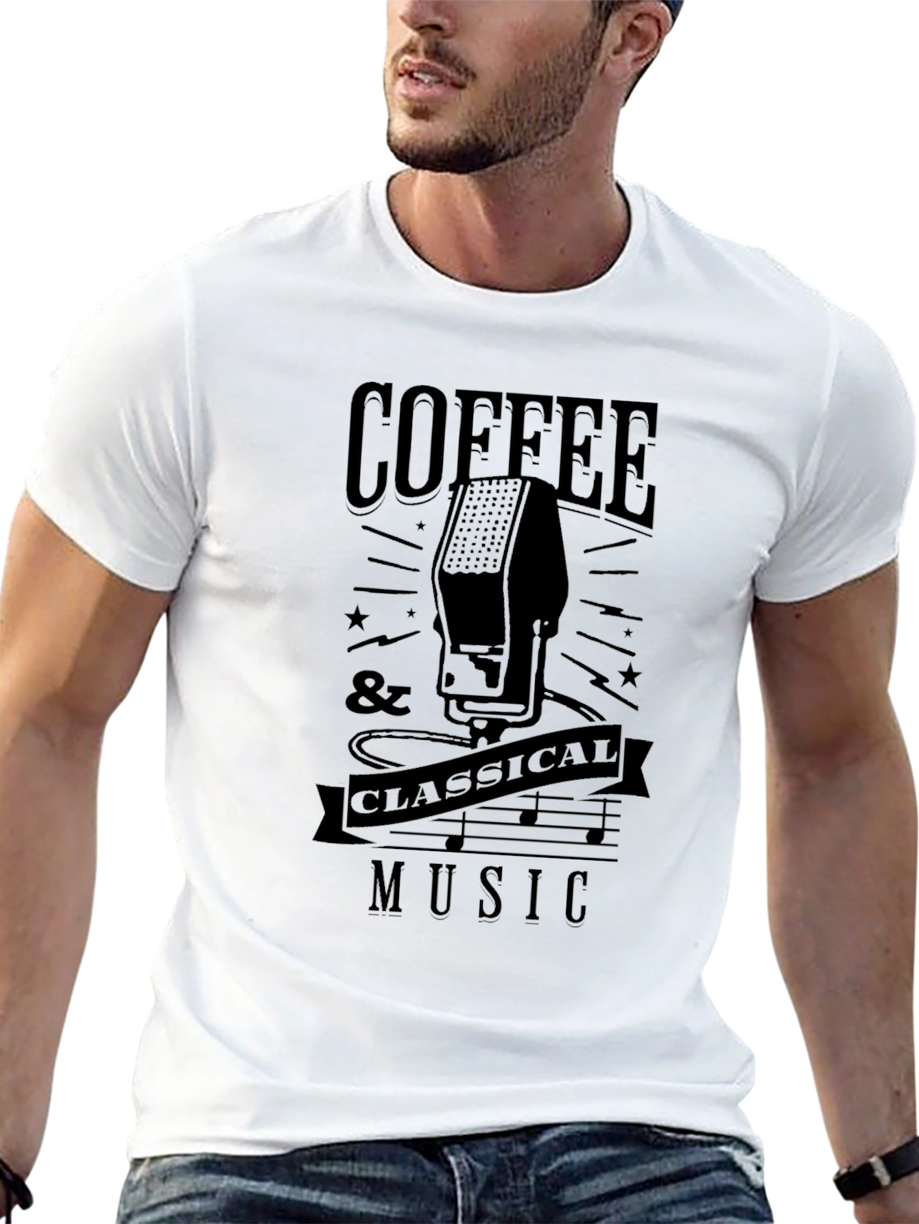 Coffee & Classical Music Graphic Tee