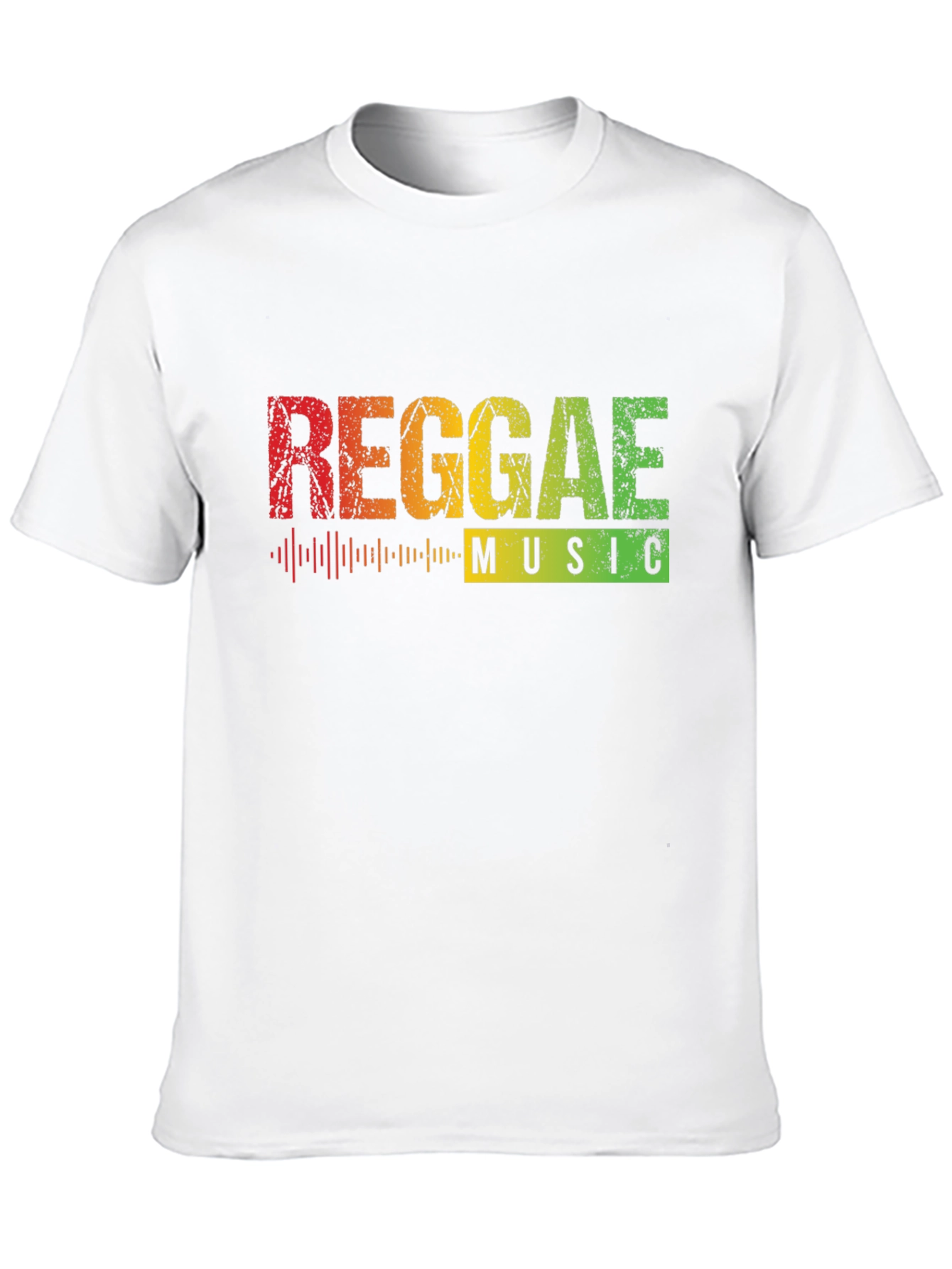Reggae Music Black Graphic T-Shirt