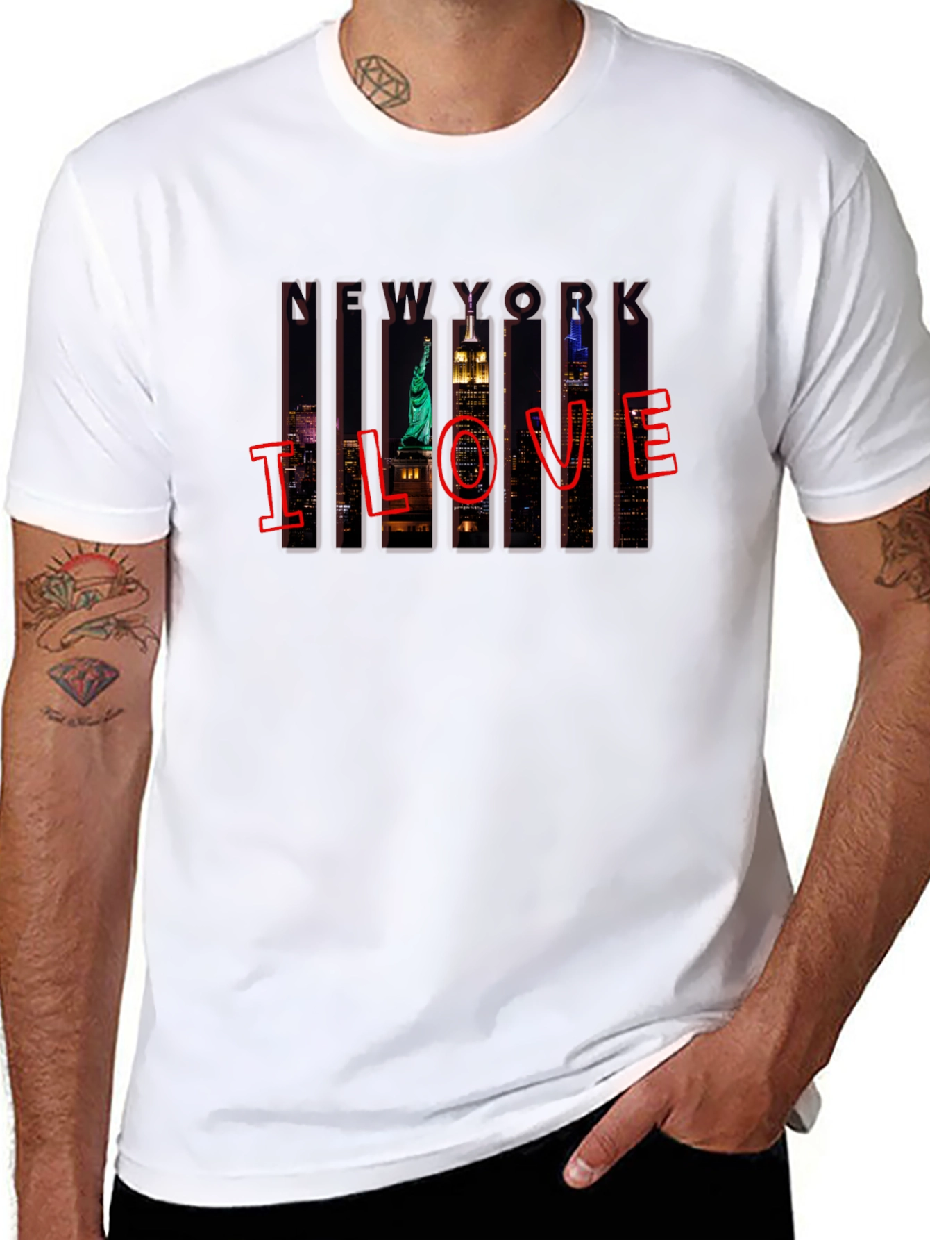 I Love New York Black T-Shirt