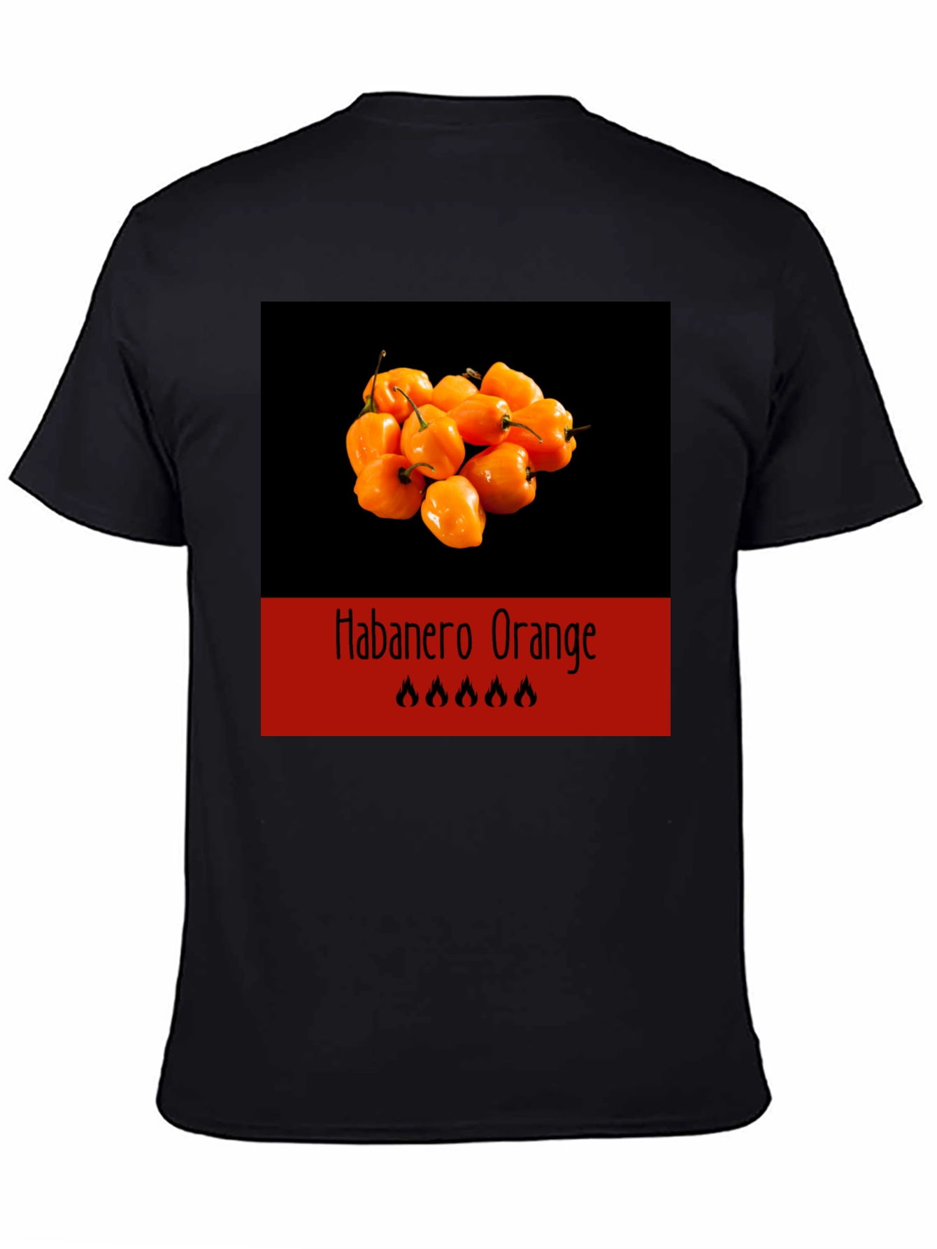 Habanero Orange T-Shirt - Spicy Food Tee