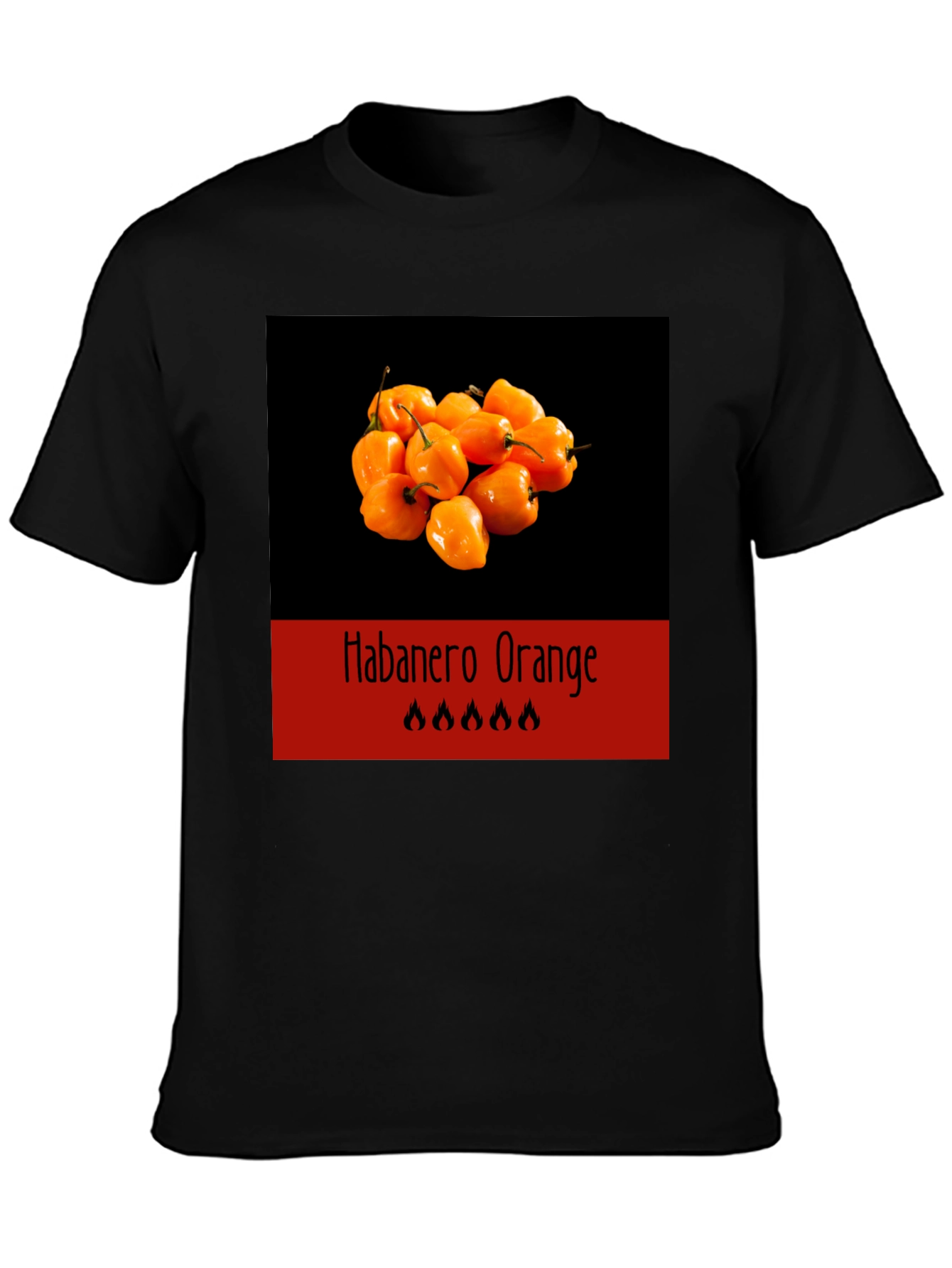 Habanero Orange T-Shirt - Spicy Food Tee