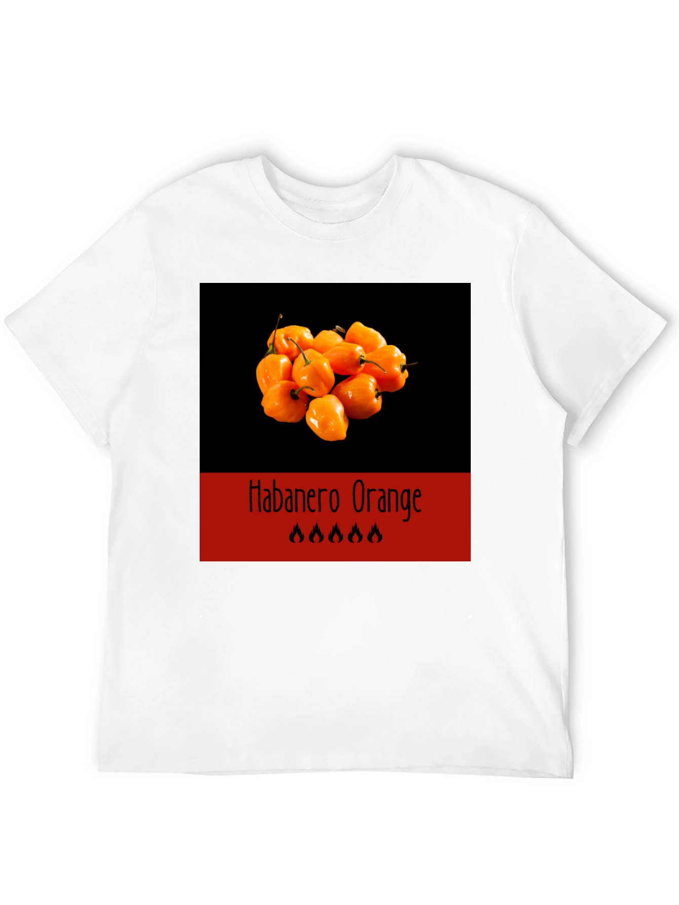 Habanero Orange T-Shirt - Spicy Food Tee