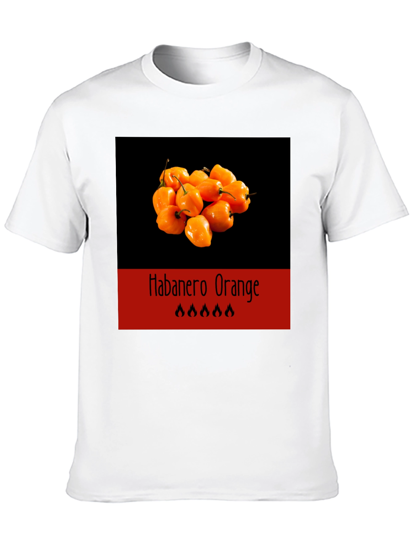 Habanero Orange T-Shirt - Spicy Food Tee