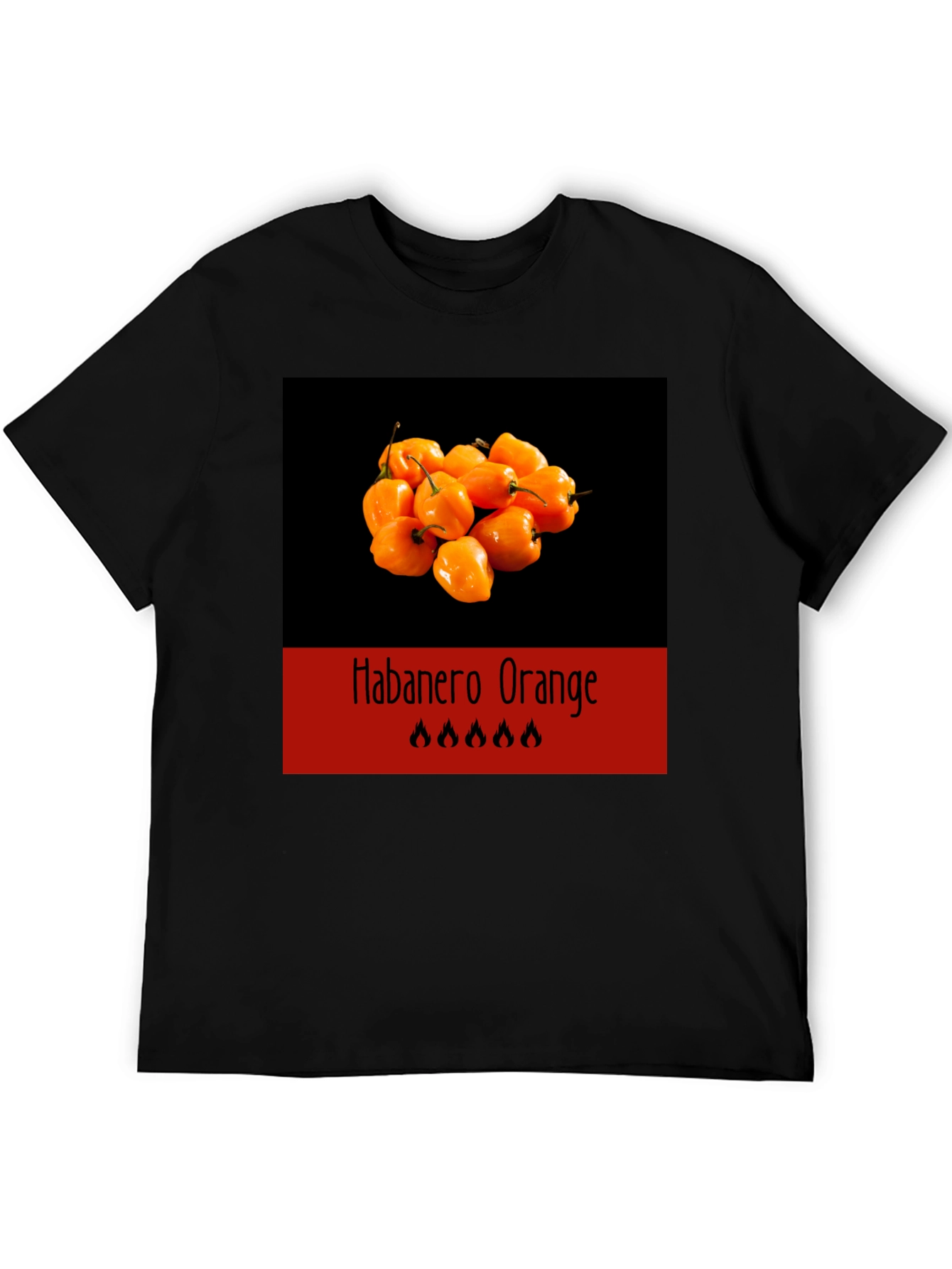 Habanero Orange T-Shirt - Spicy Food Tee