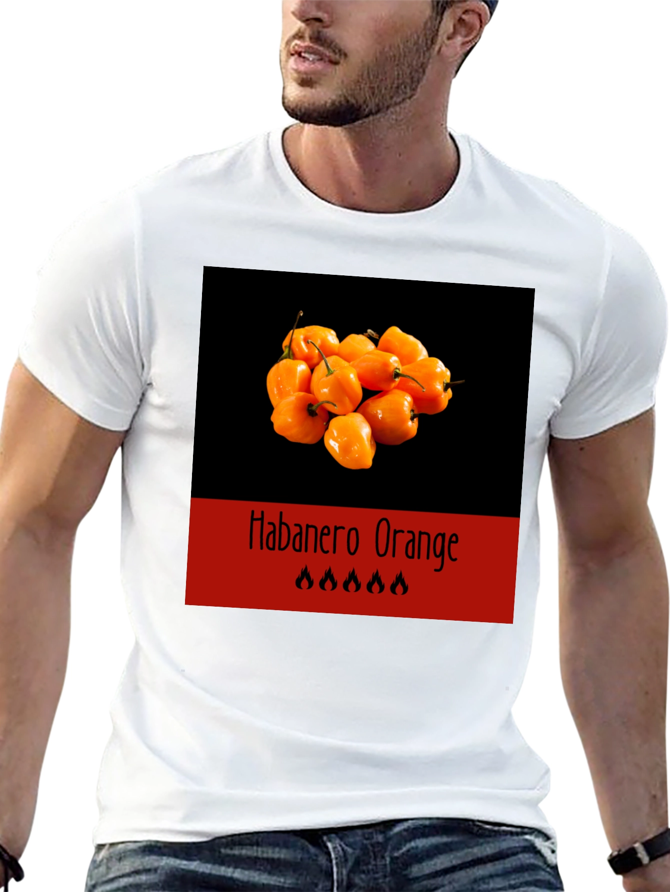 Habanero Orange T-Shirt - Spicy Food Tee