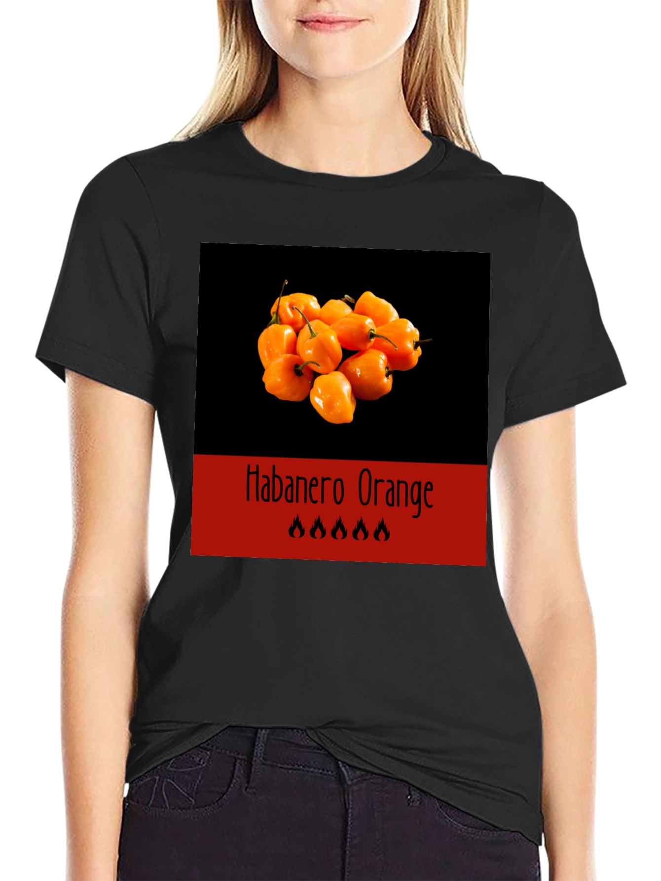 Habanero Orange T-Shirt - Spicy Food Tee