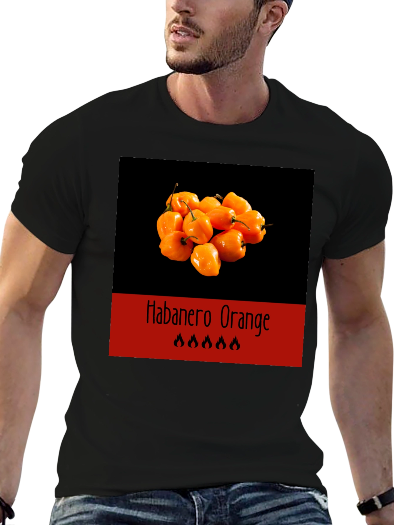 Habanero Orange T-Shirt - Spicy Food Tee