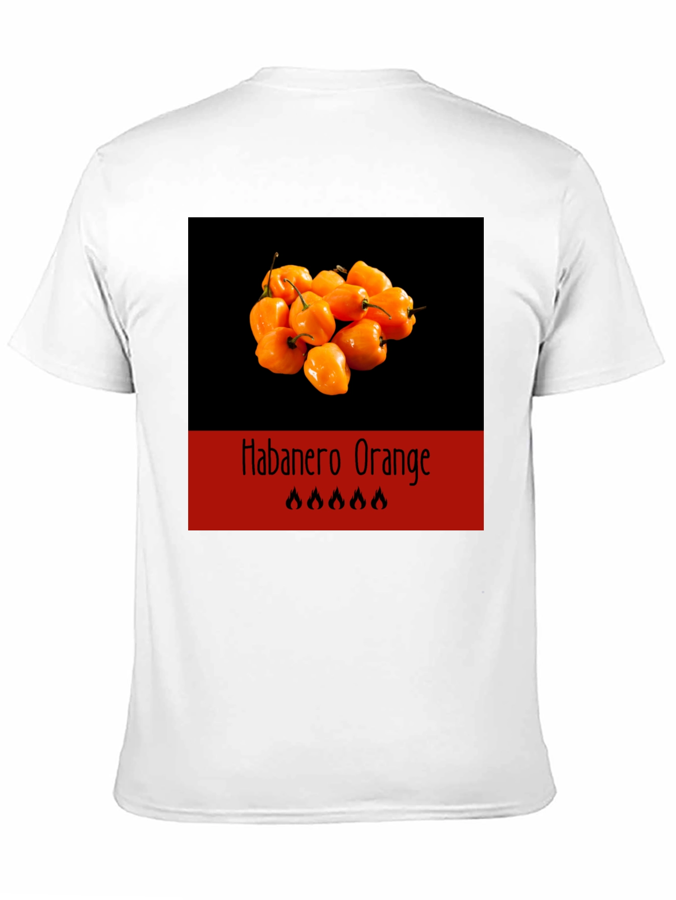 Habanero Orange T-Shirt - Spicy Food Tee