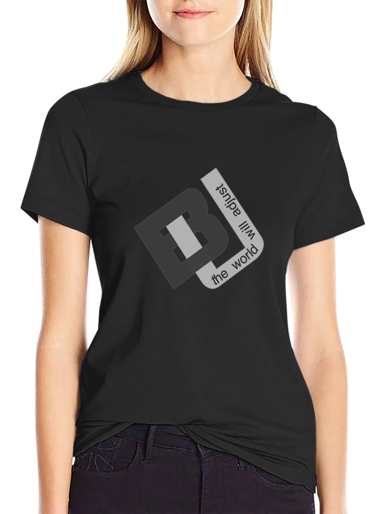 Bold Graphic Tee: The World Will Adjust