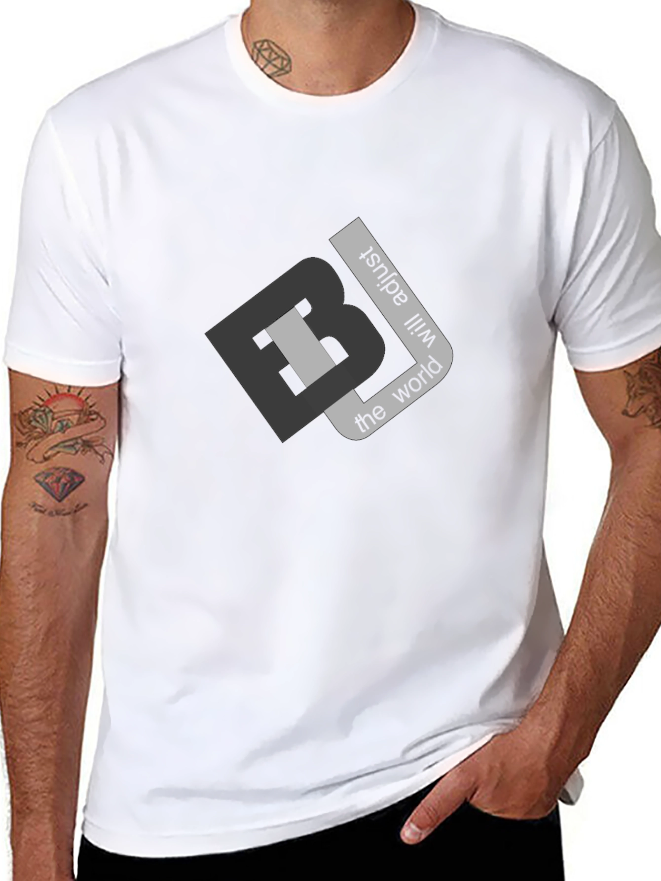 Bold Graphic Tee: The World Will Adjust