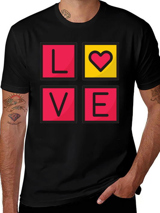 LOVE Graphic Tee - Mens Black T-Shirt