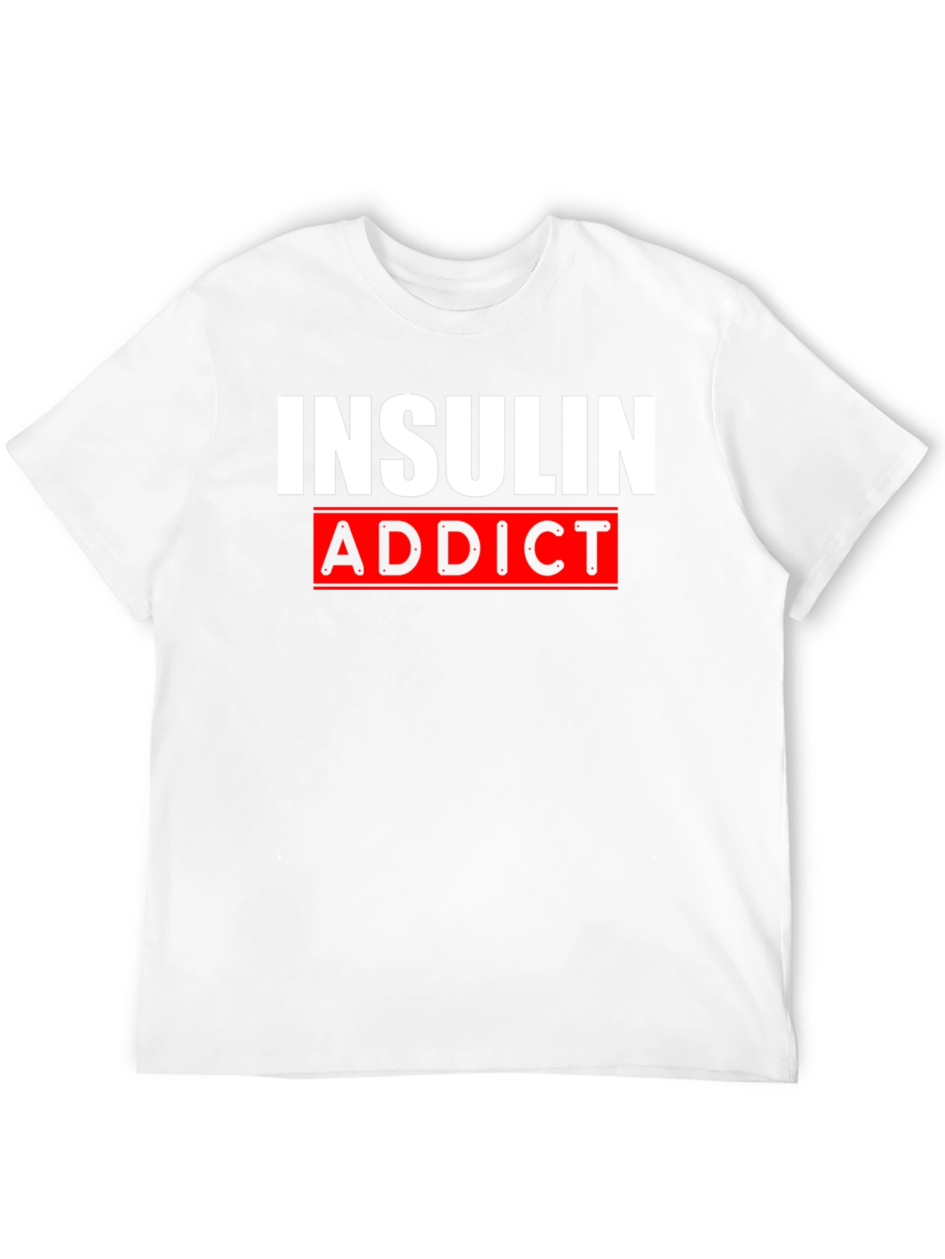 Insulin Addict Graphic T-Shirt - Black Cotton Tee