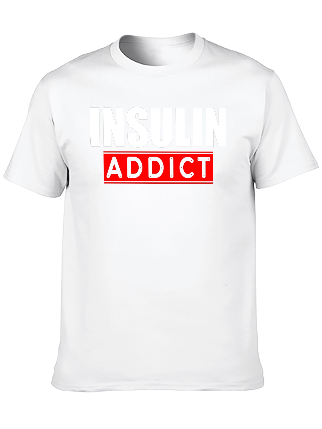 Insulin Addict Graphic T-Shirt - Black Cotton Tee