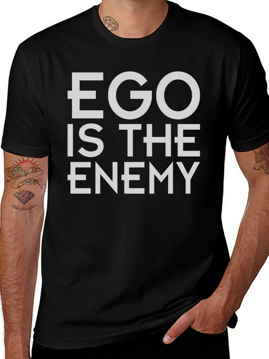 Ego Is The Enemy Graphic Tee - Black