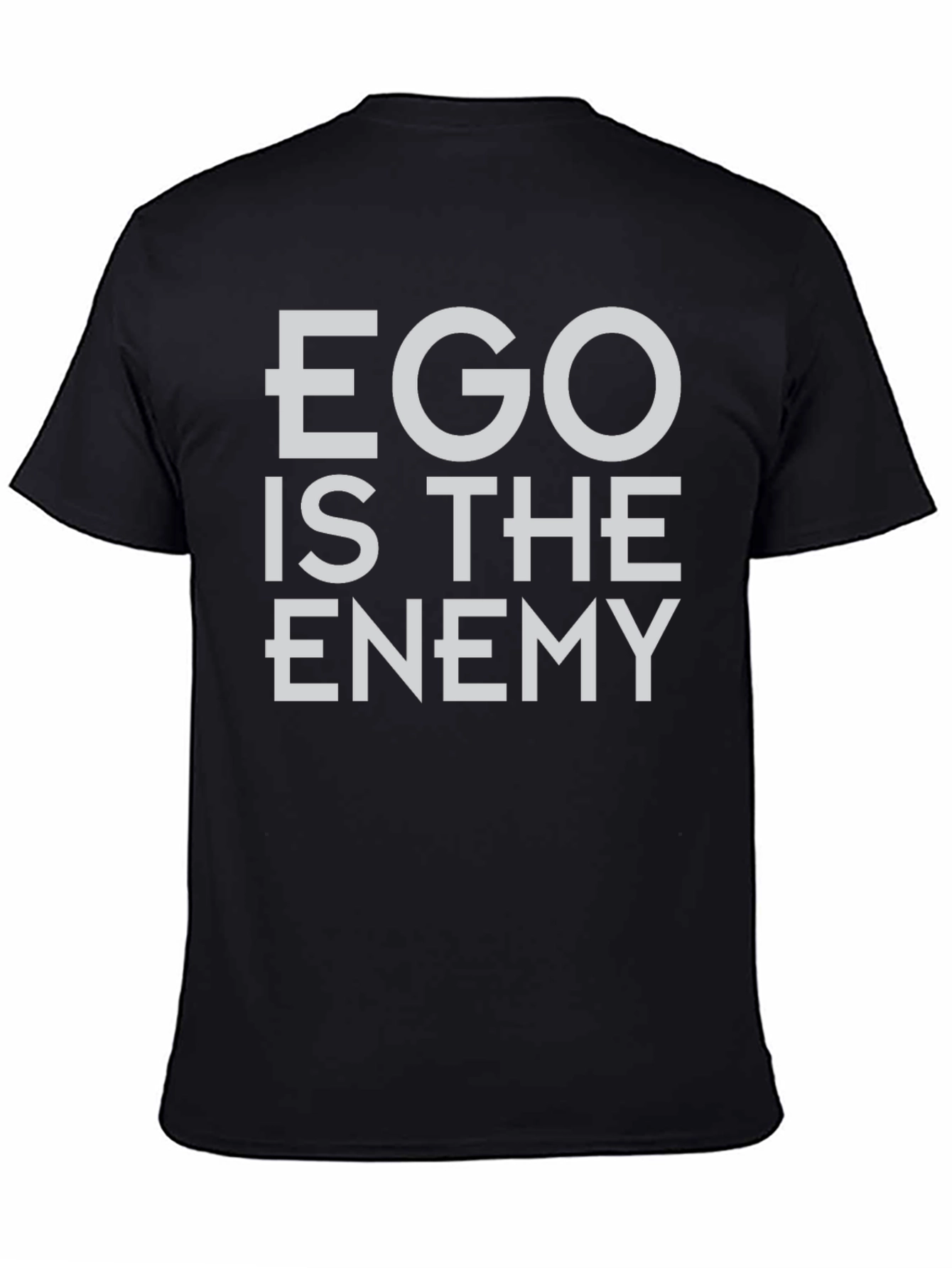 Ego Is The Enemy Graphic Tee - Black