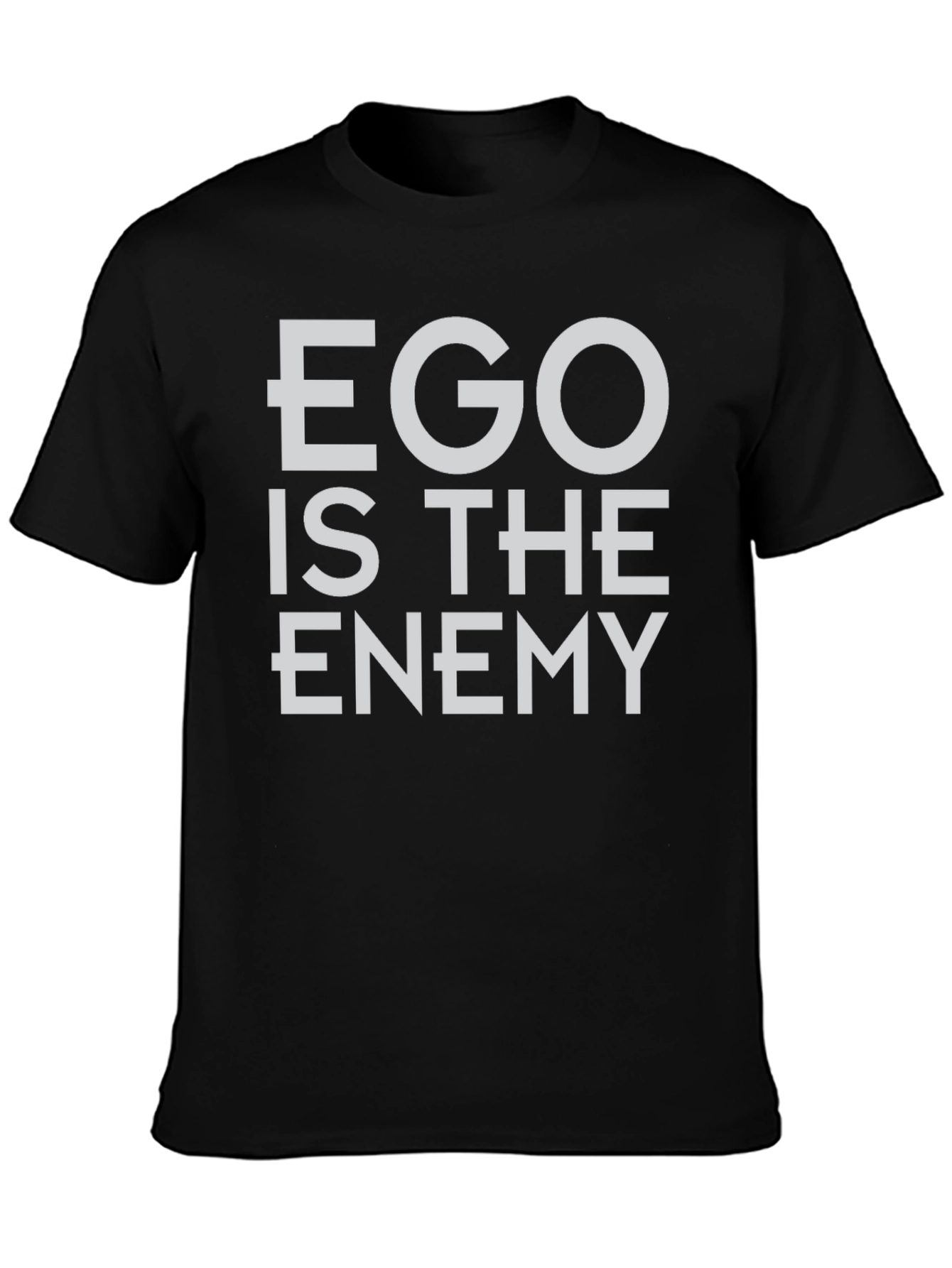 Ego Is The Enemy Graphic Tee - Black