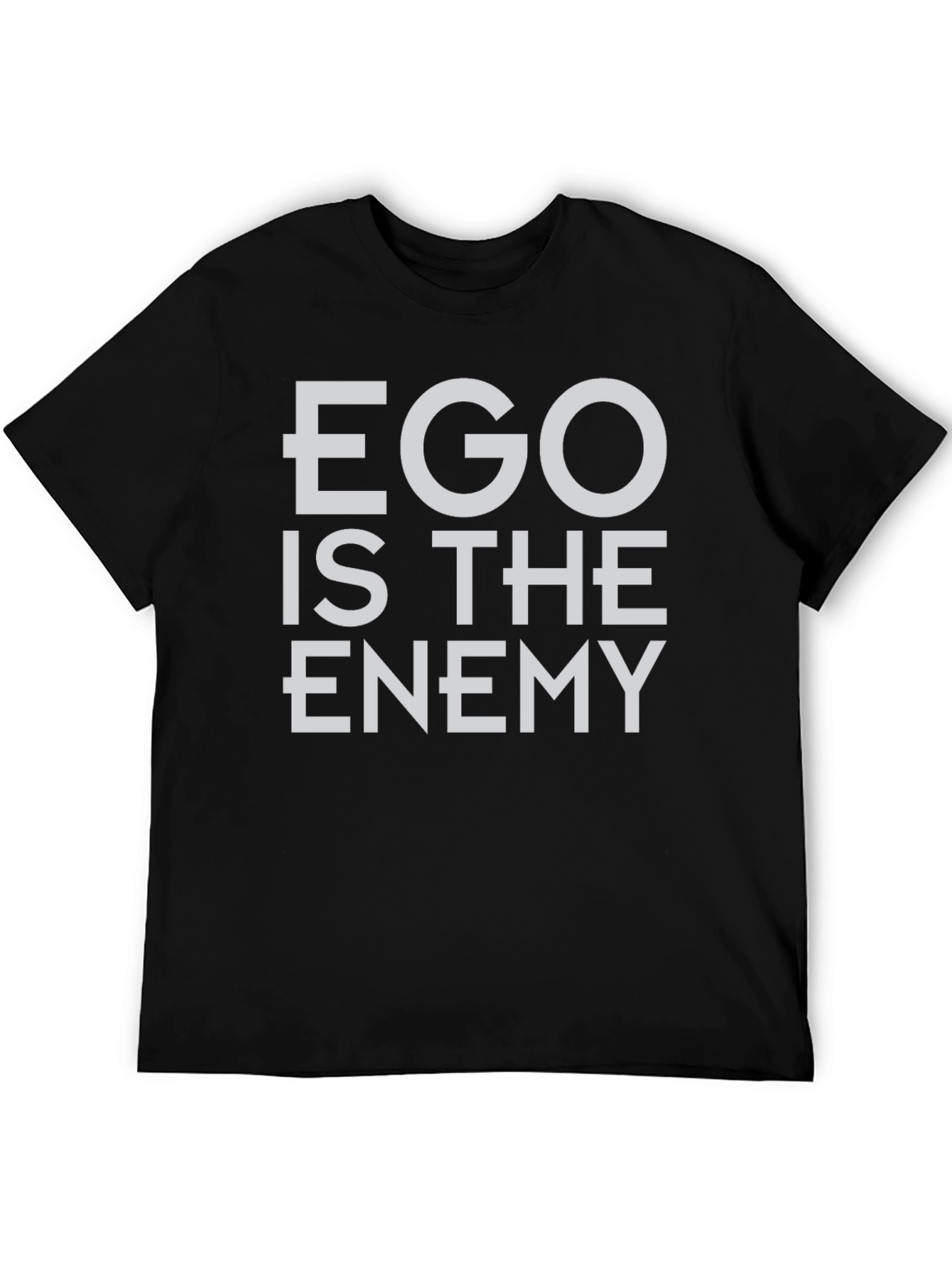 Ego Is The Enemy Graphic Tee - Black
