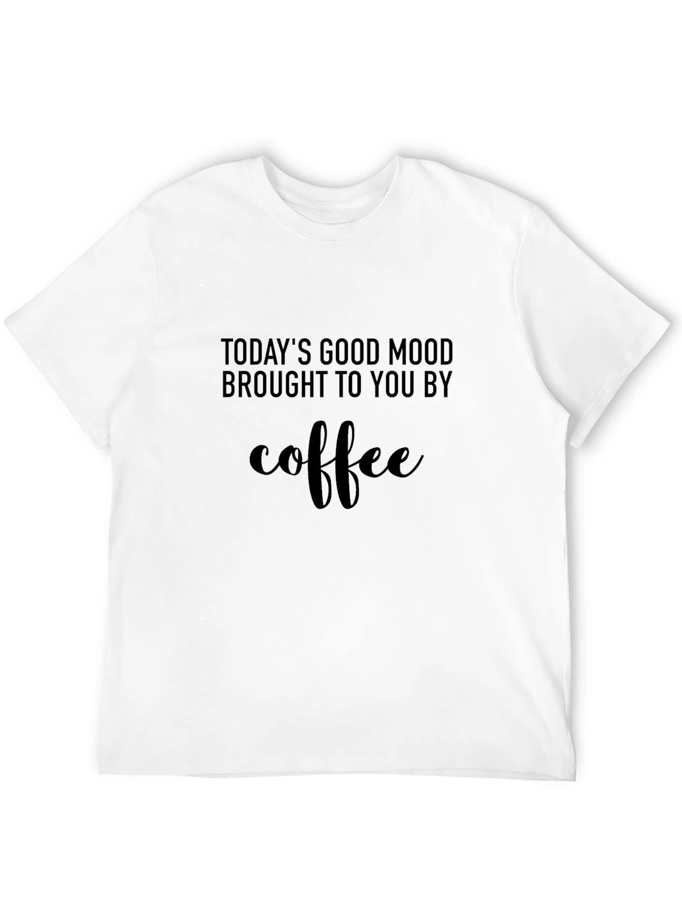 Coffee Mood T-Shirt - Black Graphic Tee