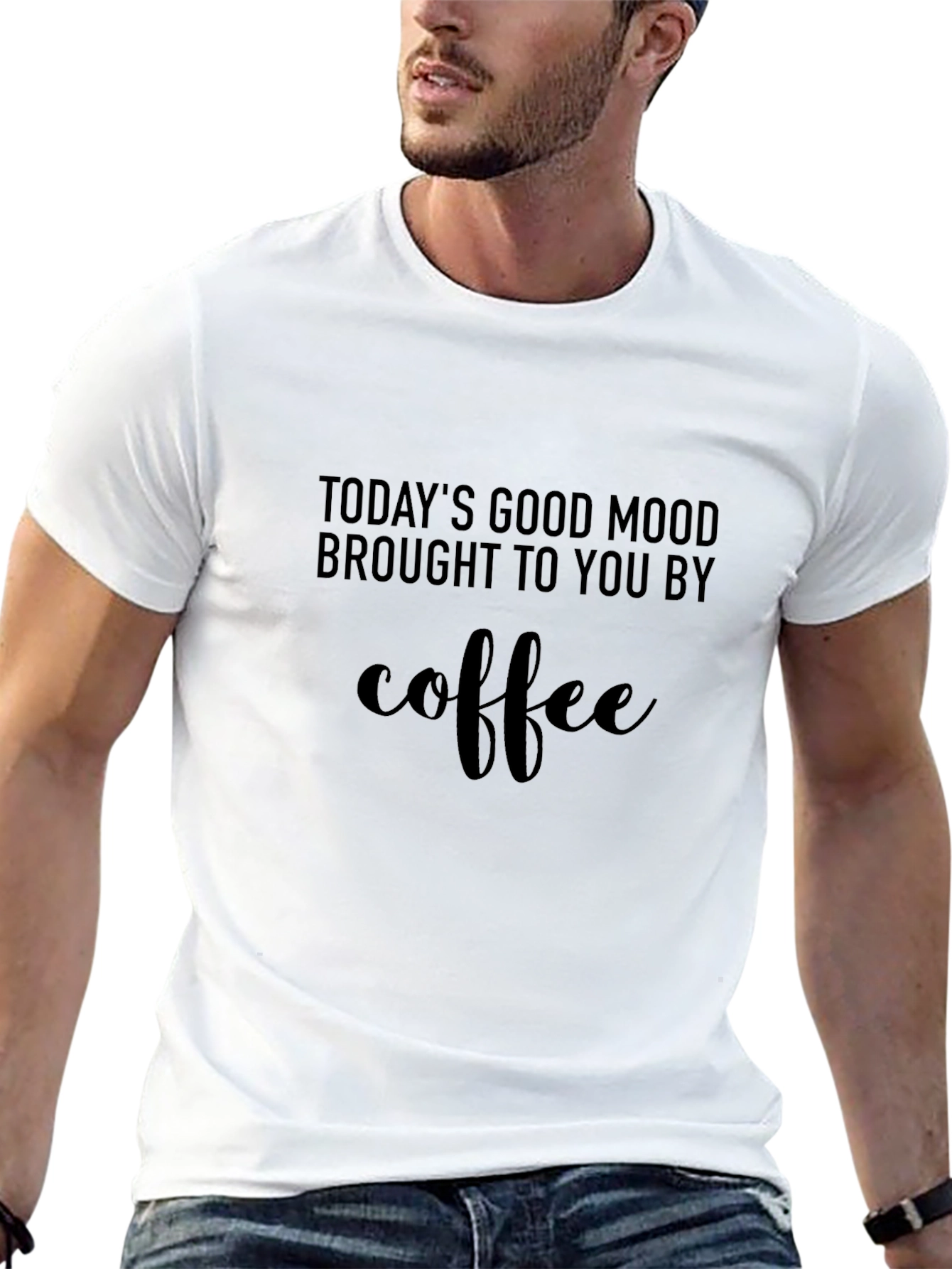 Coffee Mood T-Shirt - Black Graphic Tee