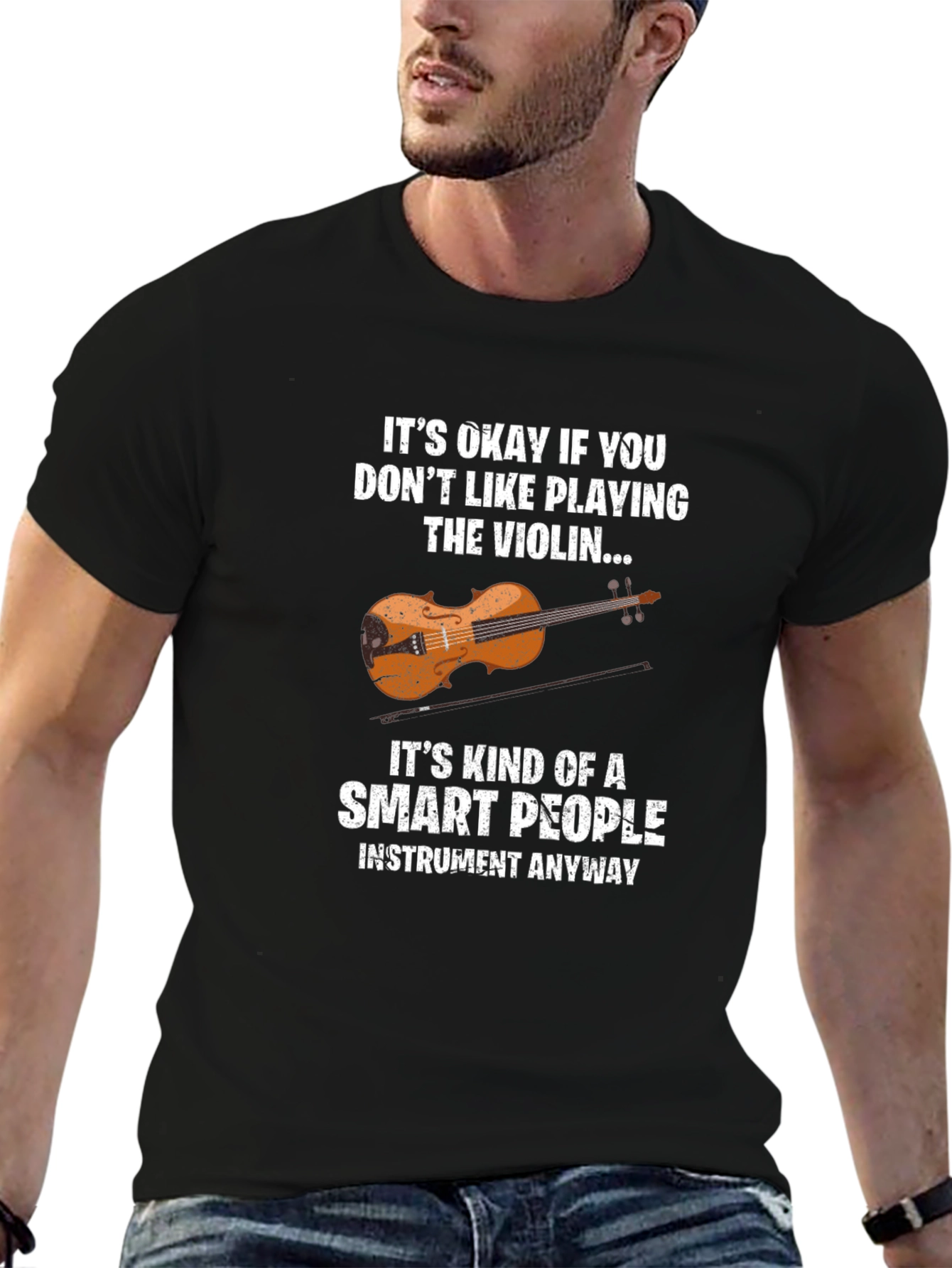 Smart People Violin Player T-Shirt