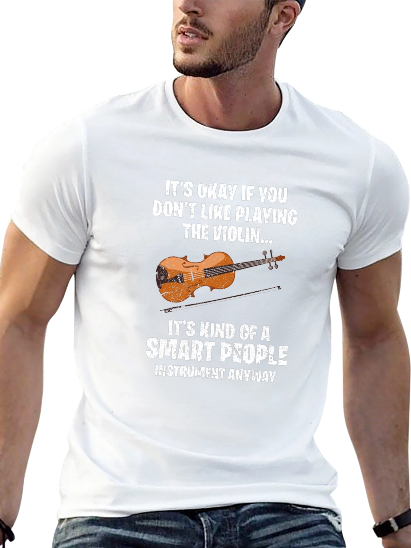 Smart People Violin Player T-Shirt