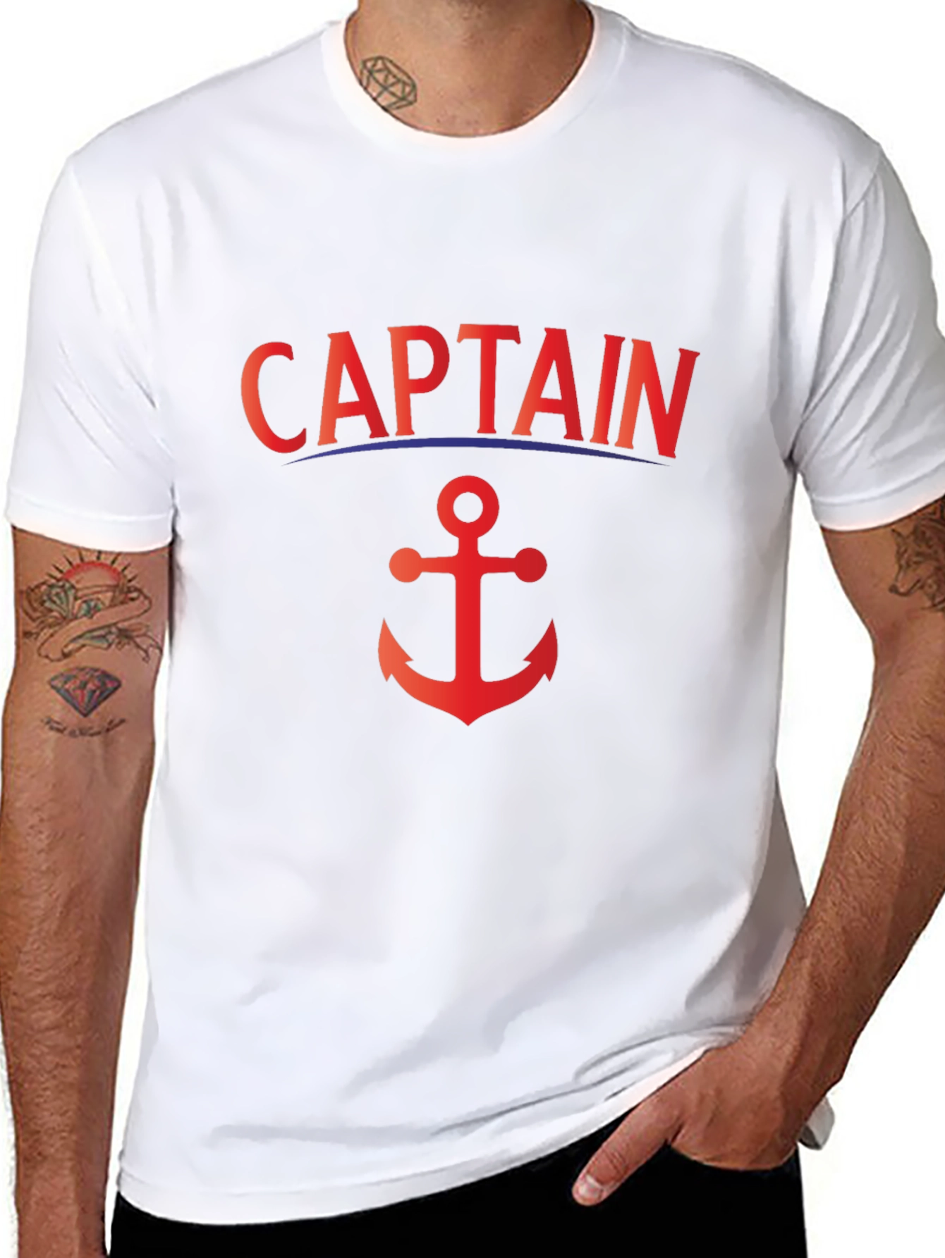 Captain Anchor Graphic T-Shirt