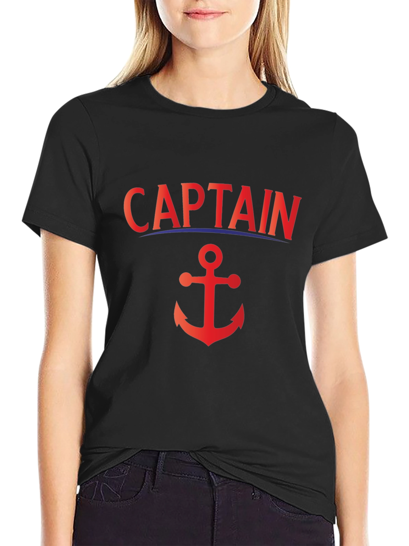 Captain Anchor Graphic T-Shirt