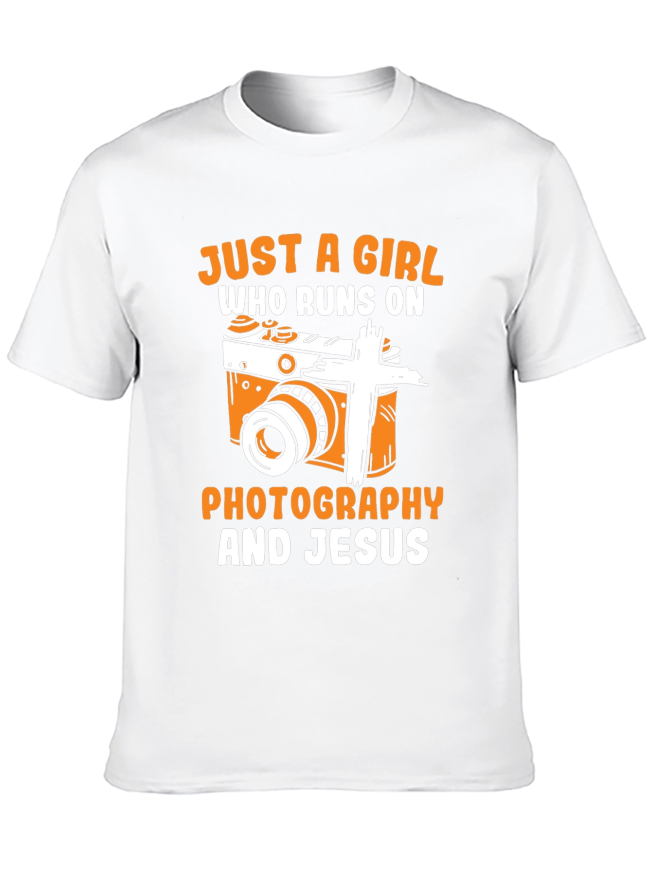 Girl Runs On Photography & Jesus T-Shirt