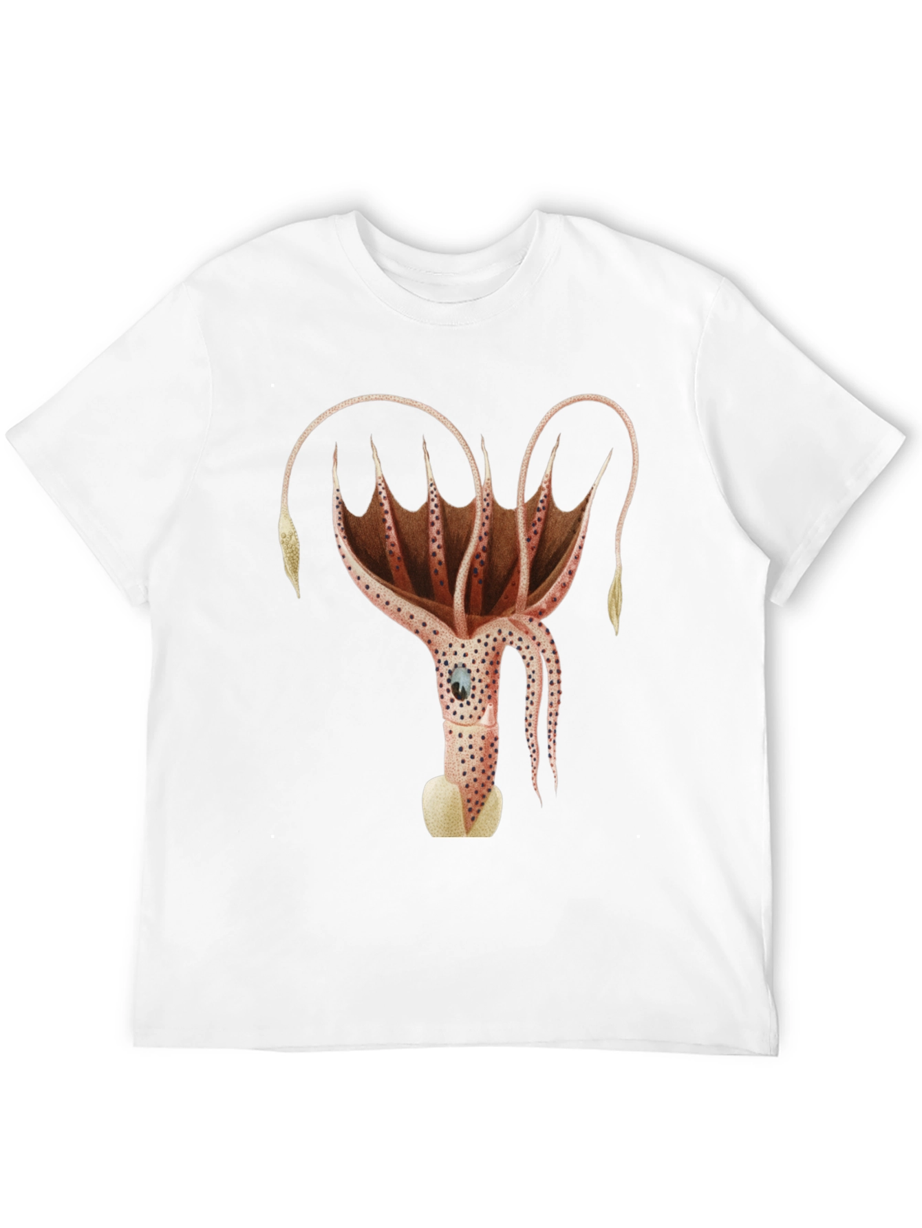 Bioluminescent Squid Graphic T-Shirt