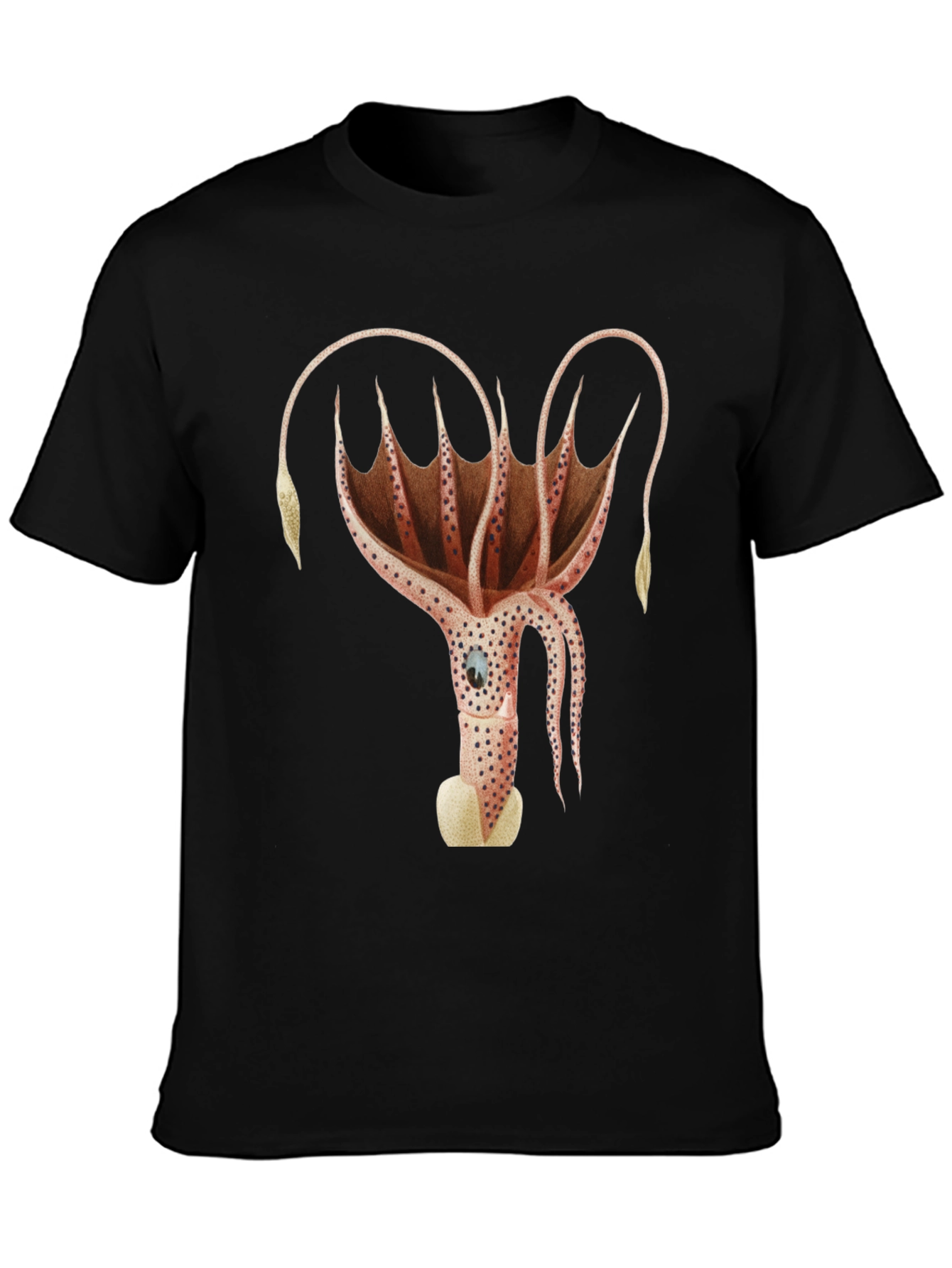 Bioluminescent Squid Graphic T-Shirt