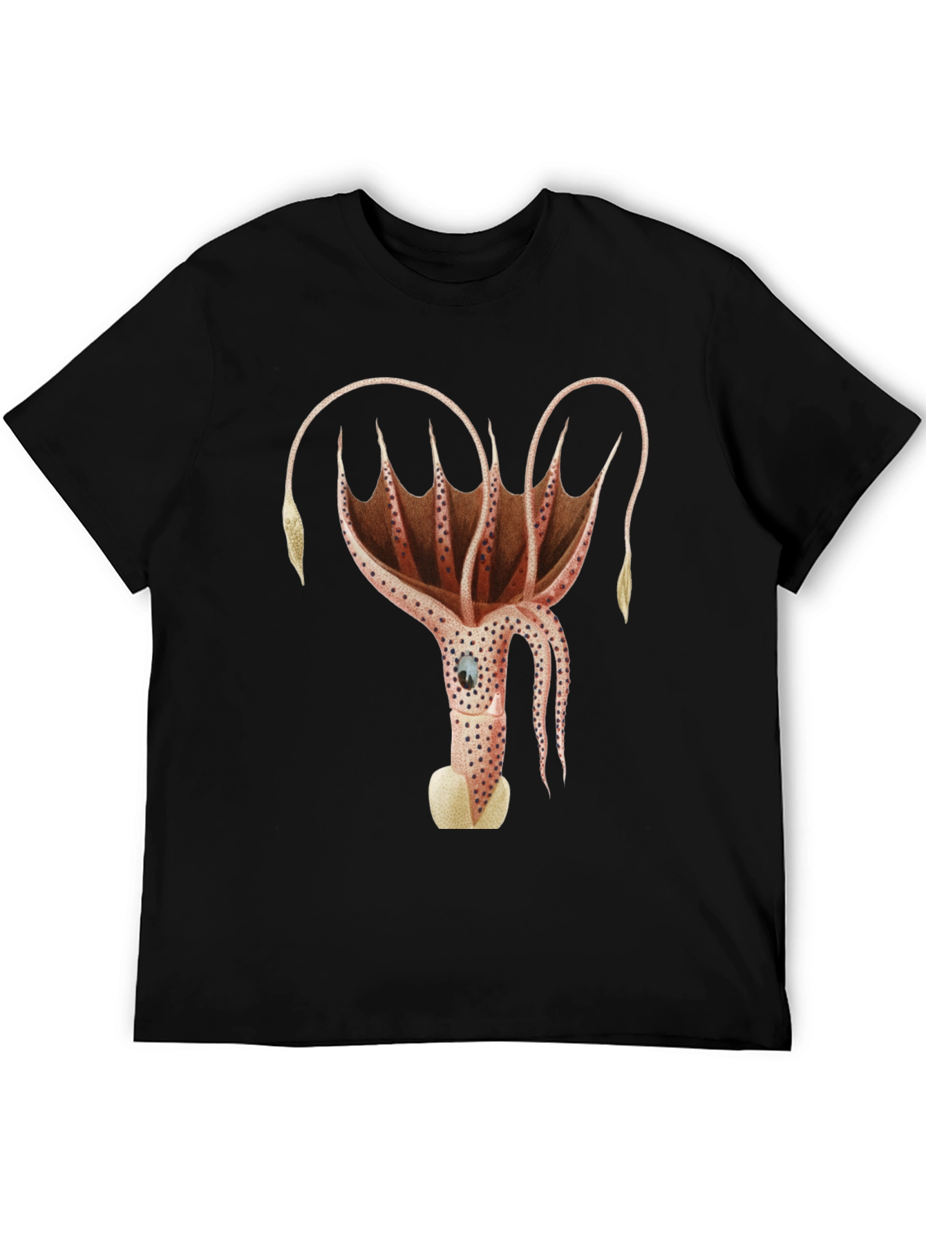 Bioluminescent Squid Graphic T-Shirt