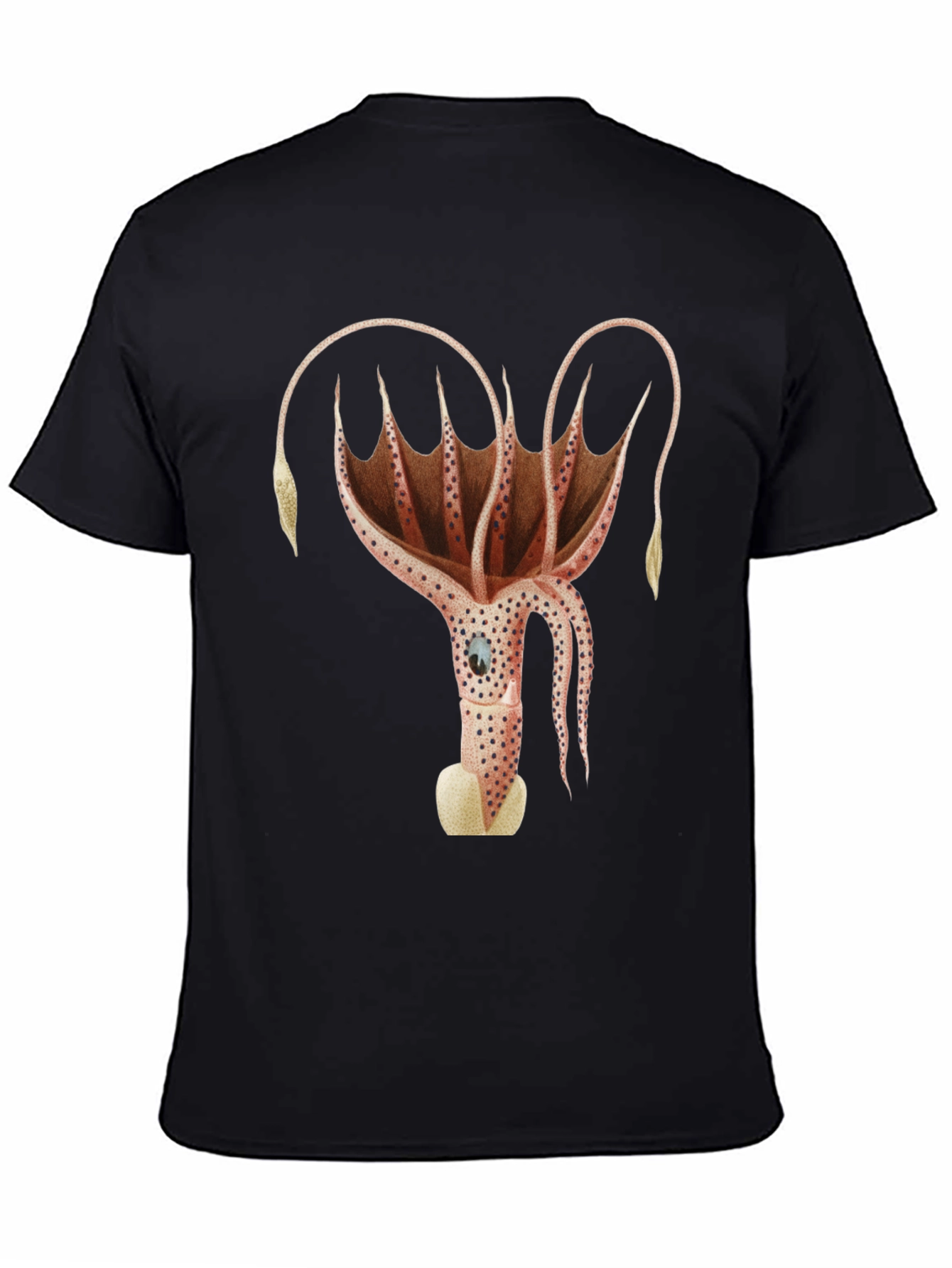 Bioluminescent Squid Graphic T-Shirt