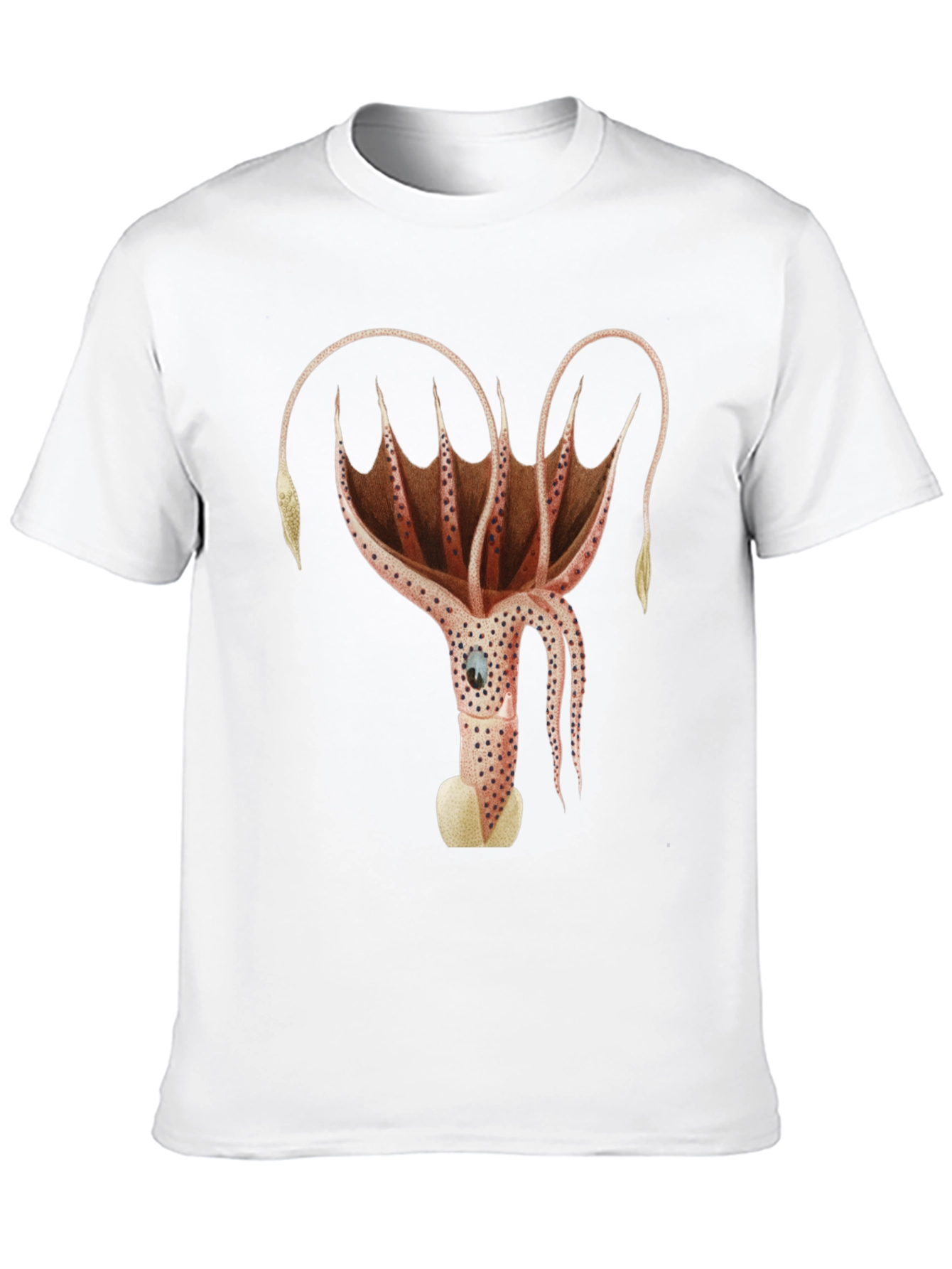 Bioluminescent Squid Graphic T-Shirt