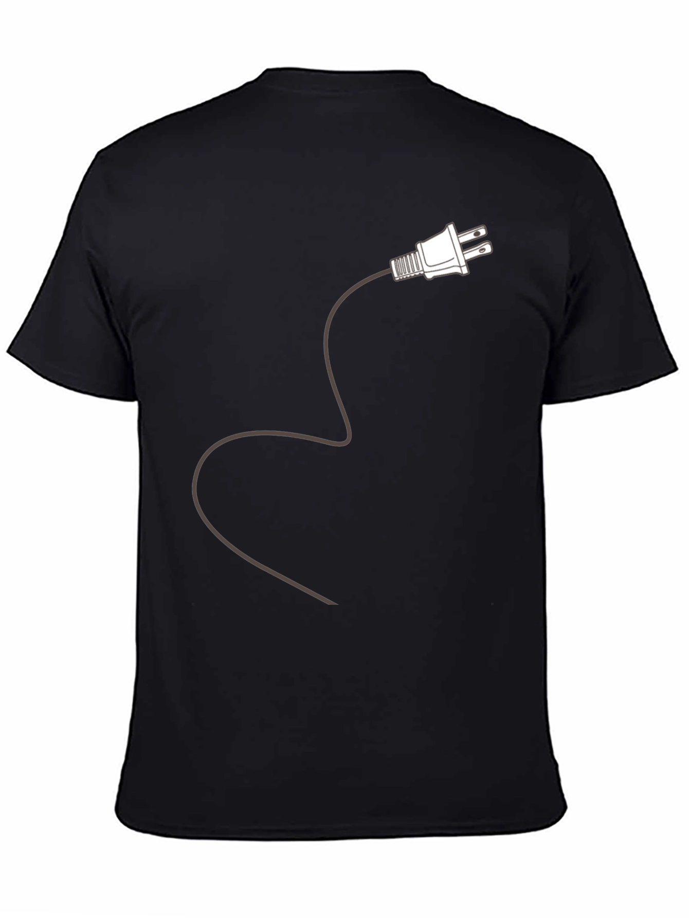 Plug In T-Shirt - Electric Power Novelty Tee