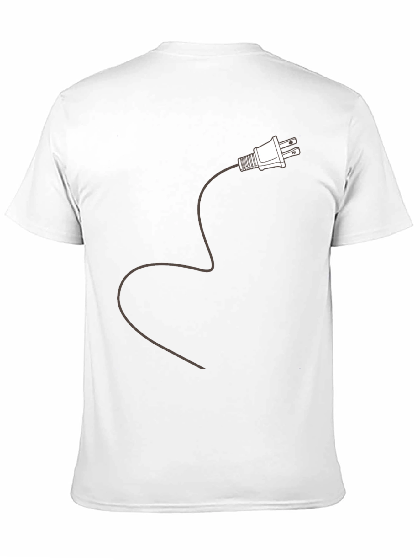 Plug In T-Shirt - Electric Power Novelty Tee