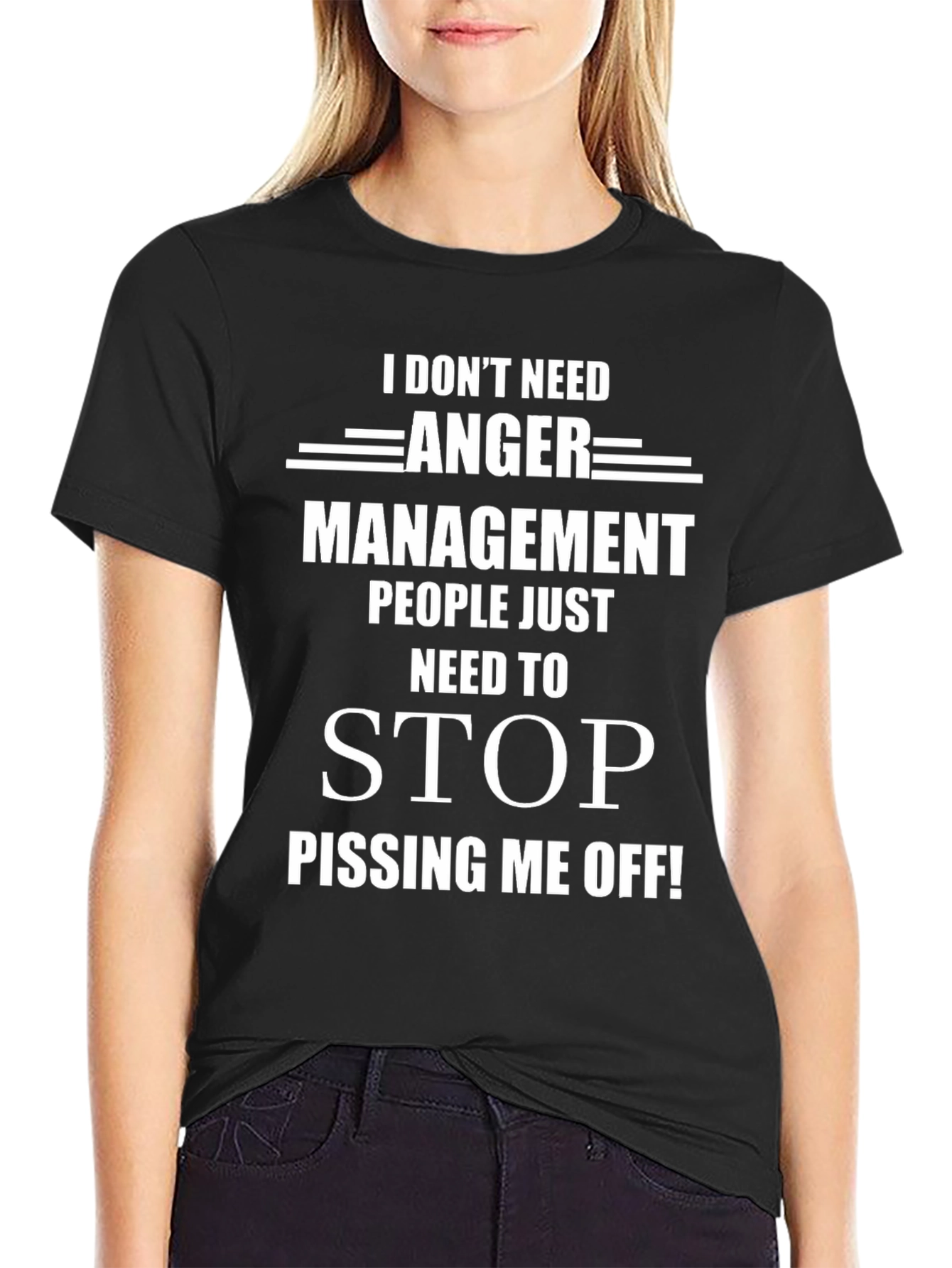 Anger Management Graphic Tee - Sarcastic Humor T-Shirt