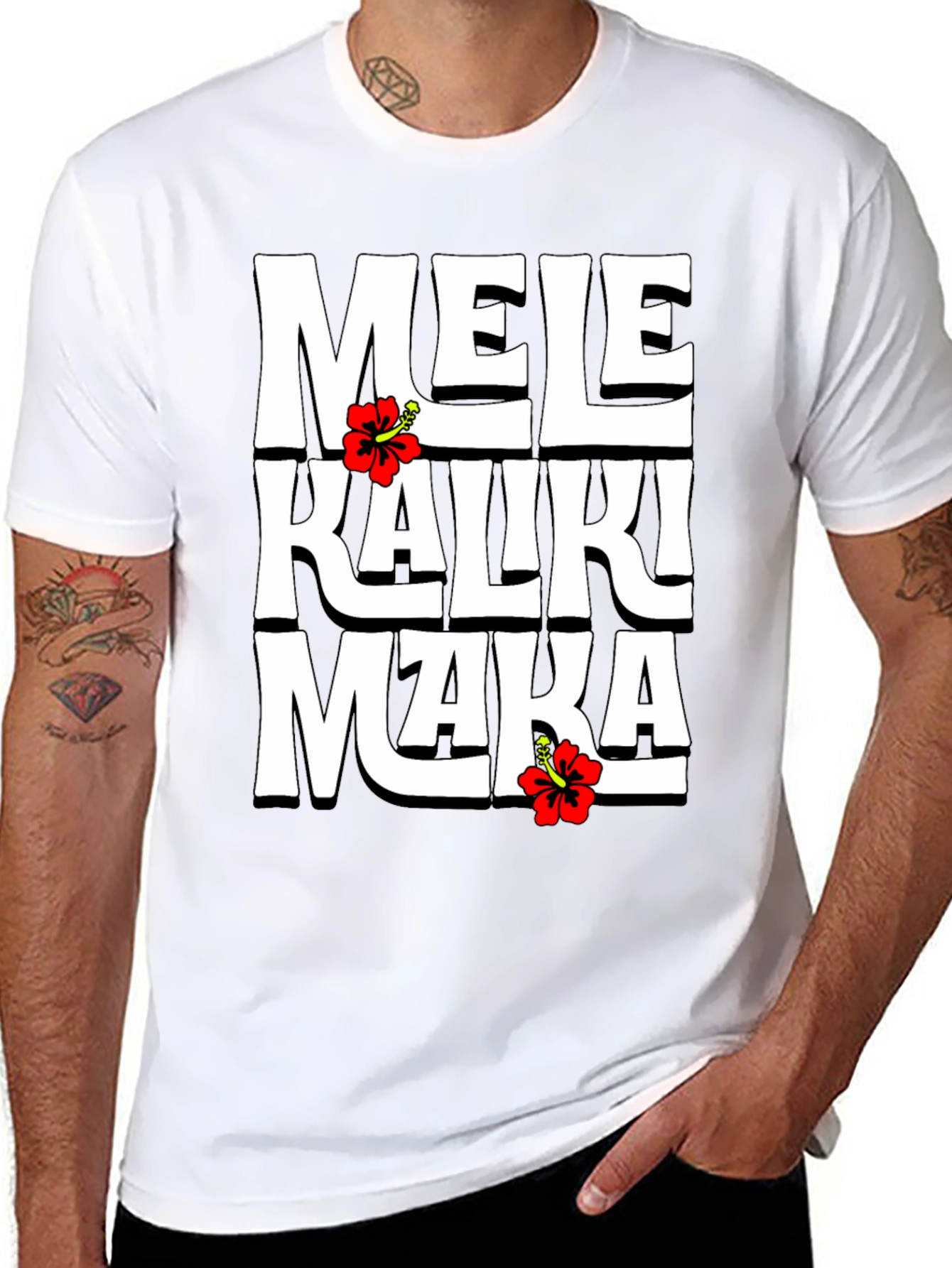 Mele Kalikimaka Hawaiian Christmas T-Shirt