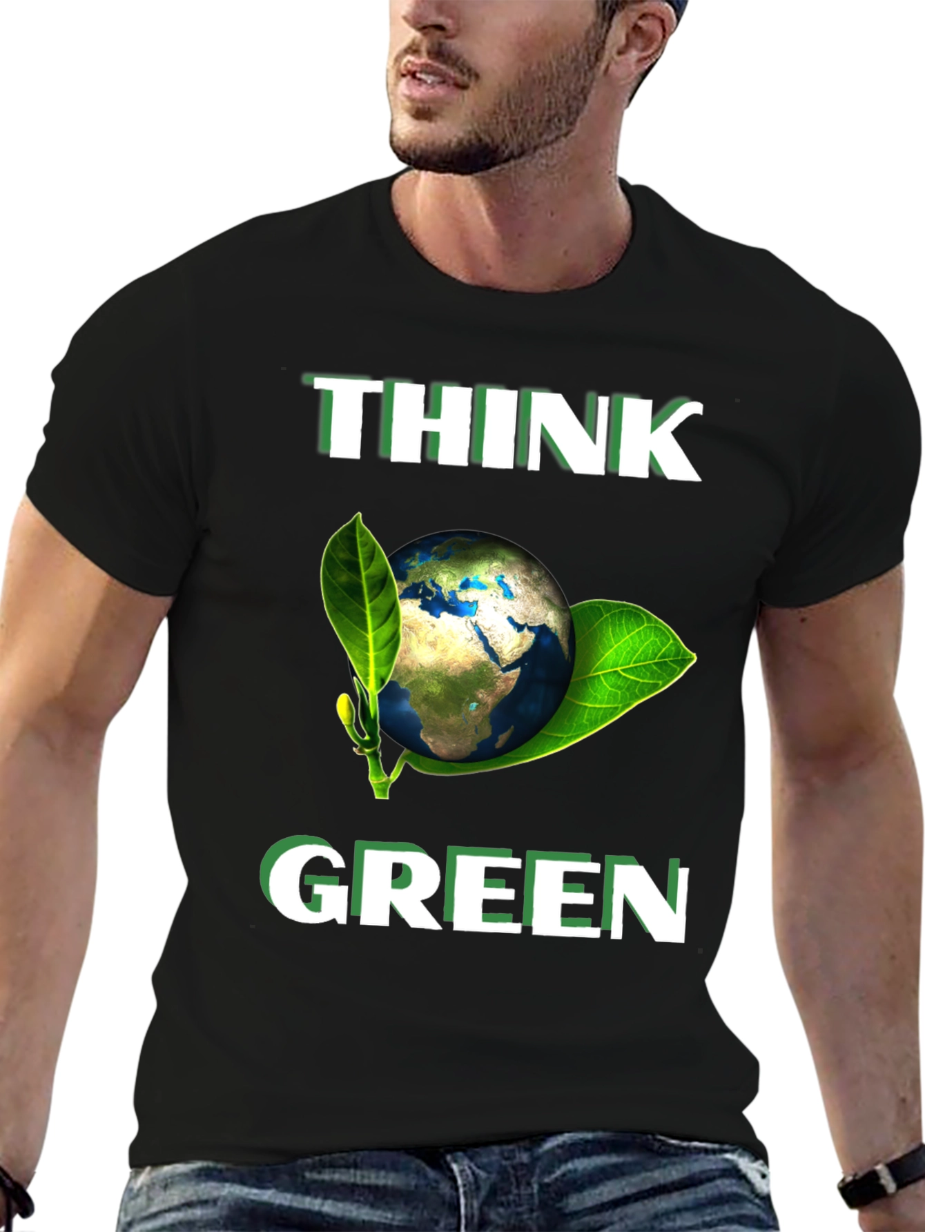 Think Green Earth Graphic Tee