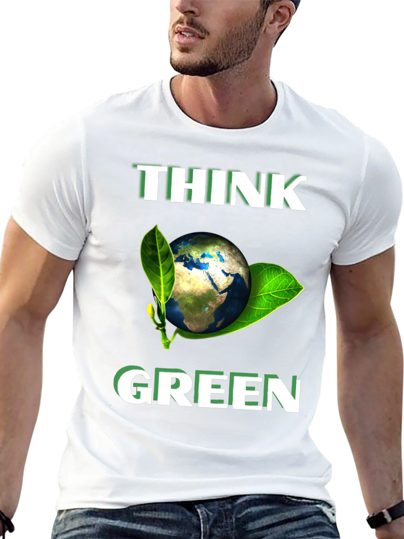 Think Green Earth Graphic Tee