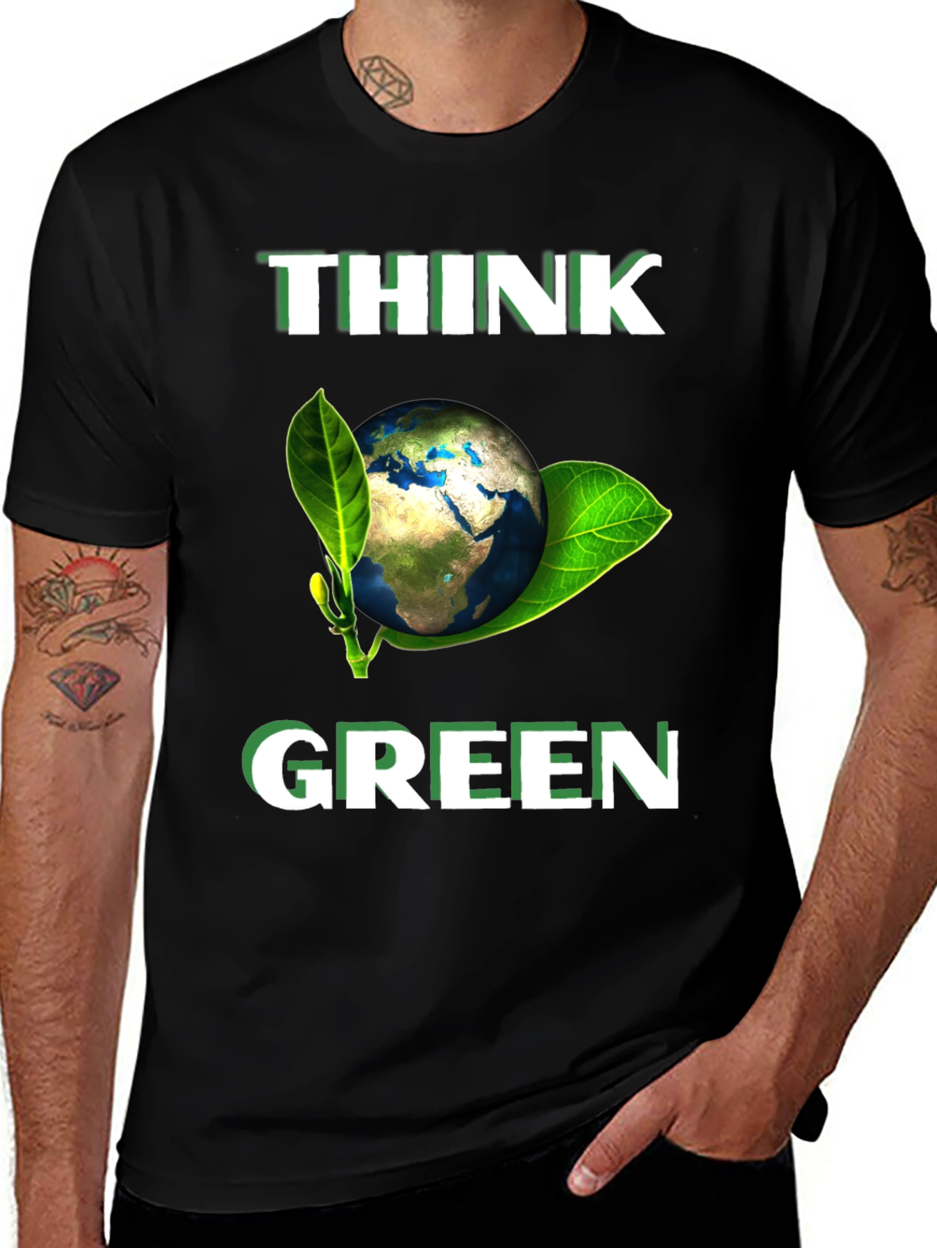 Think Green Earth Graphic Tee